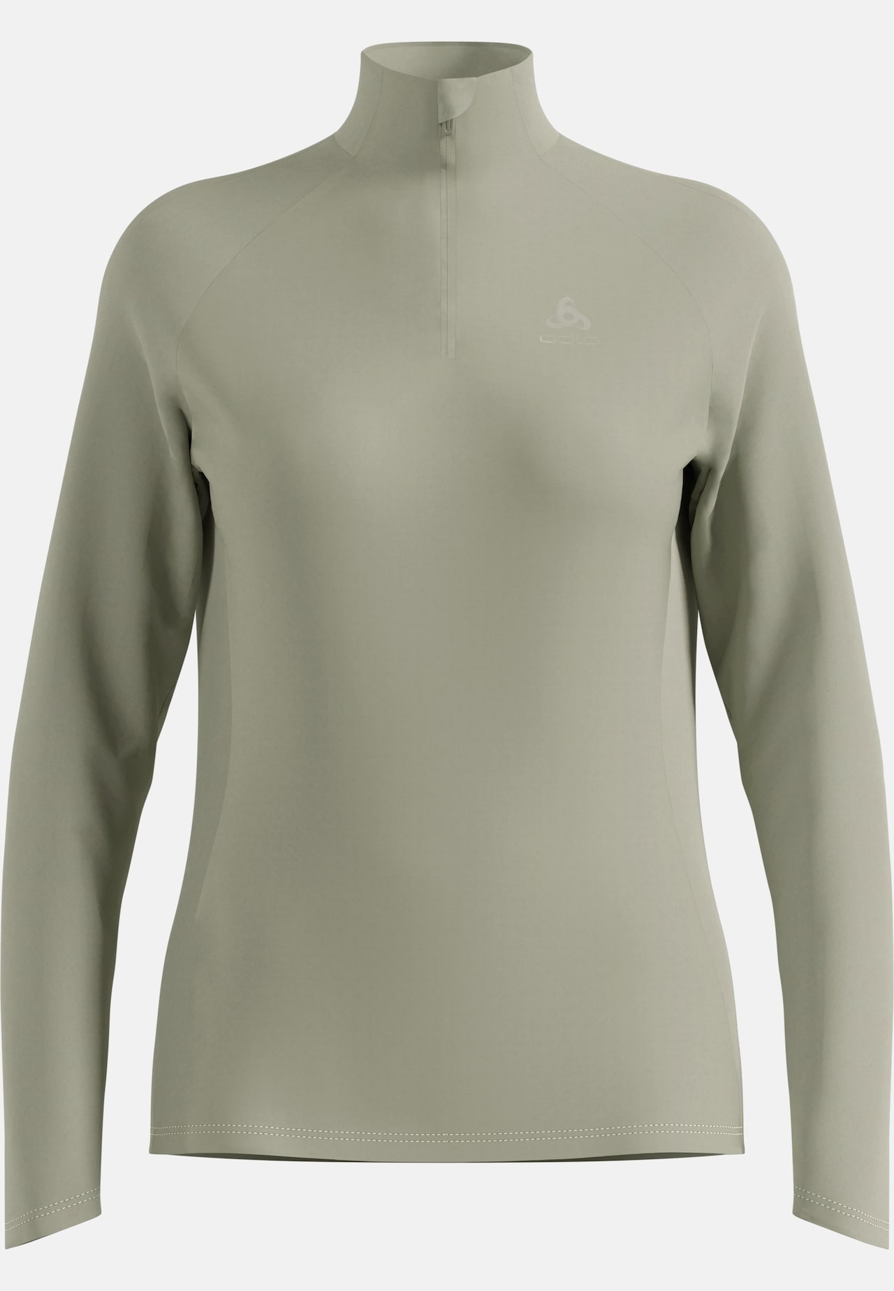 Felpa da running Essential Ceramiwarm a mezza zip
