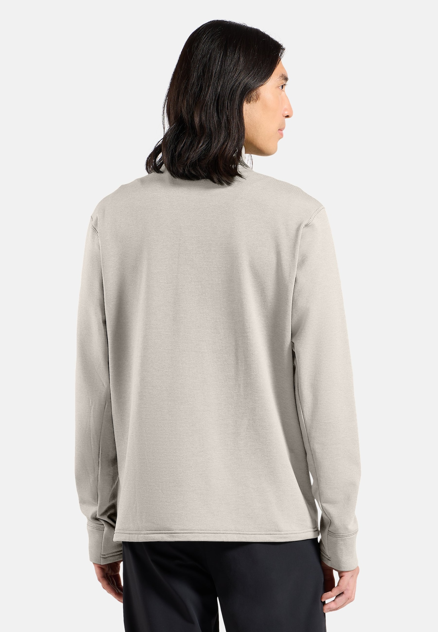 The Essentials grid fleece full-zip multisport mid layer