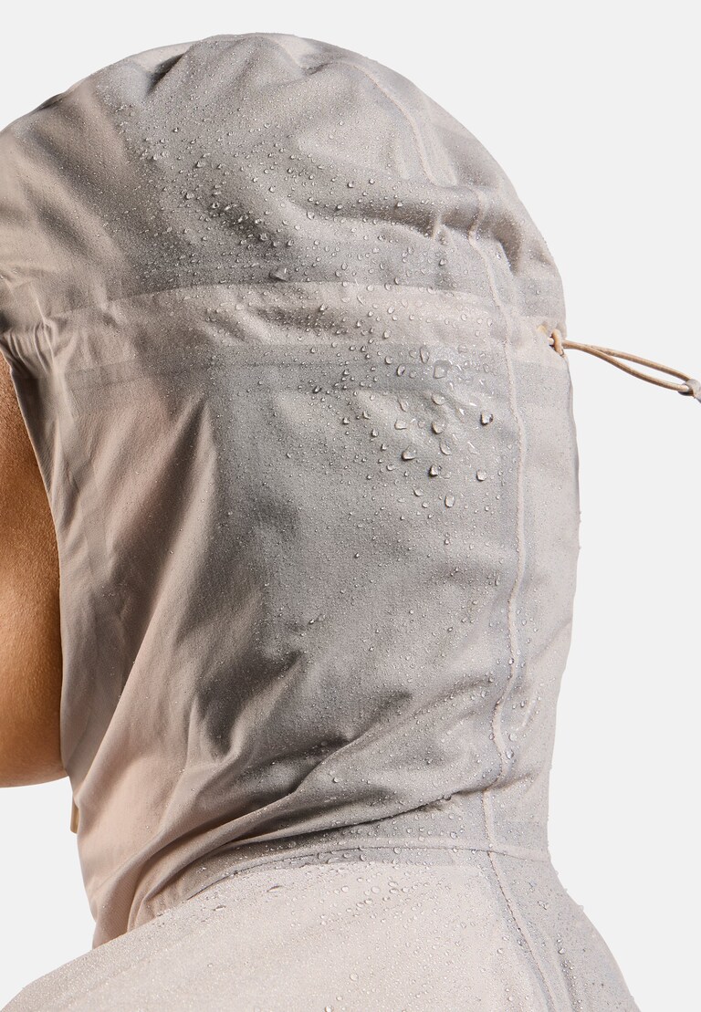 The Dual Dry Performance Knit waterproof insulated running jacket