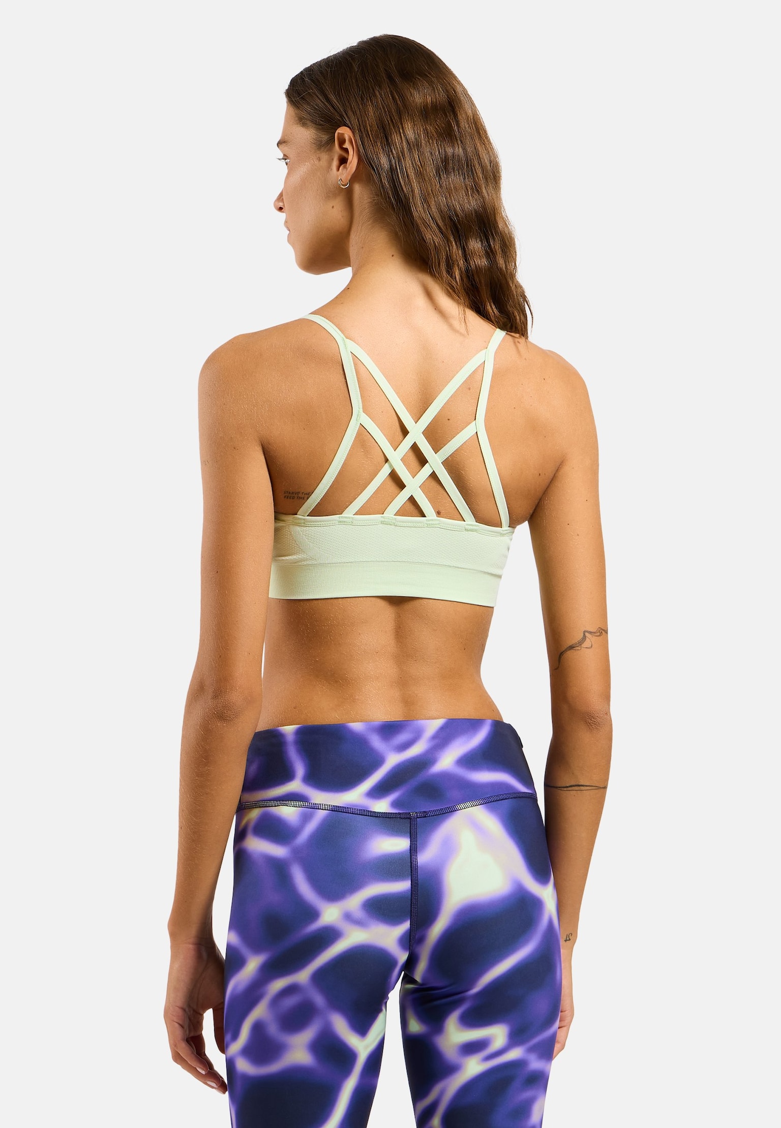 Seamless myk støtte vendbar sports-BH