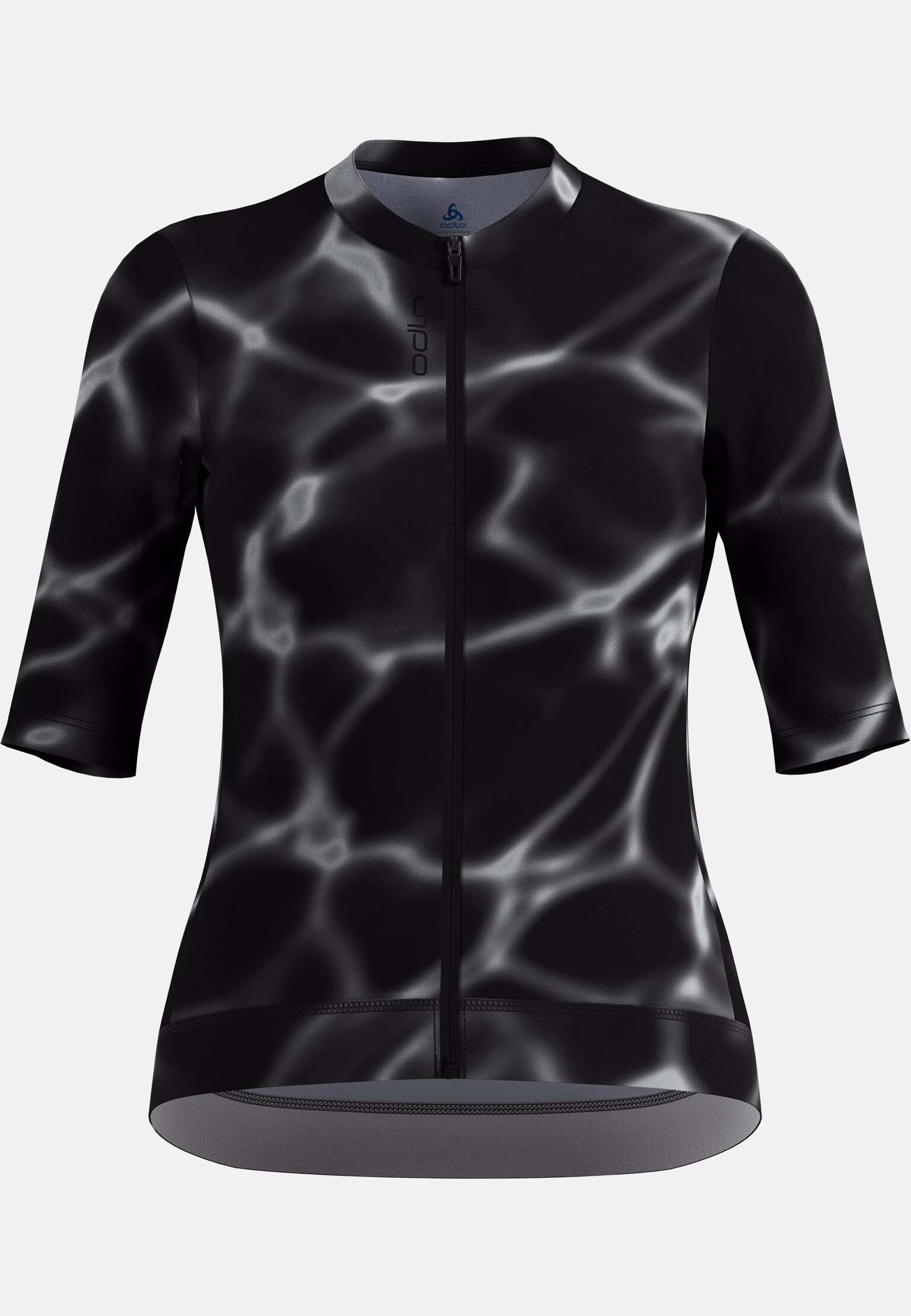 The Zeroweight Pro Chill-Tec full-zip print cycling jersey