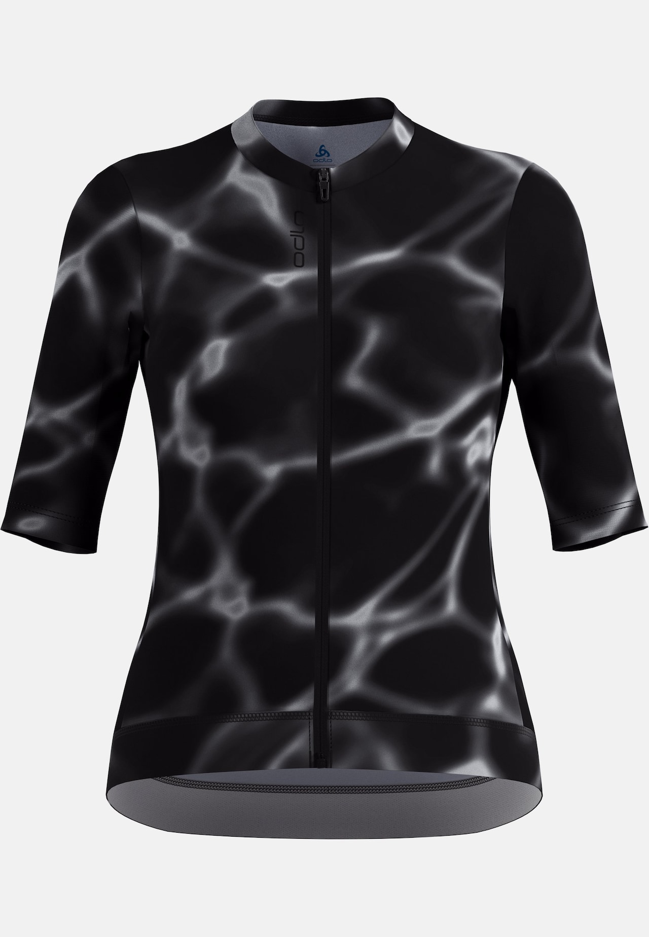 Zeroweight Pro Print Stand-Up Collar Cycling T-Shirt Full-Zip