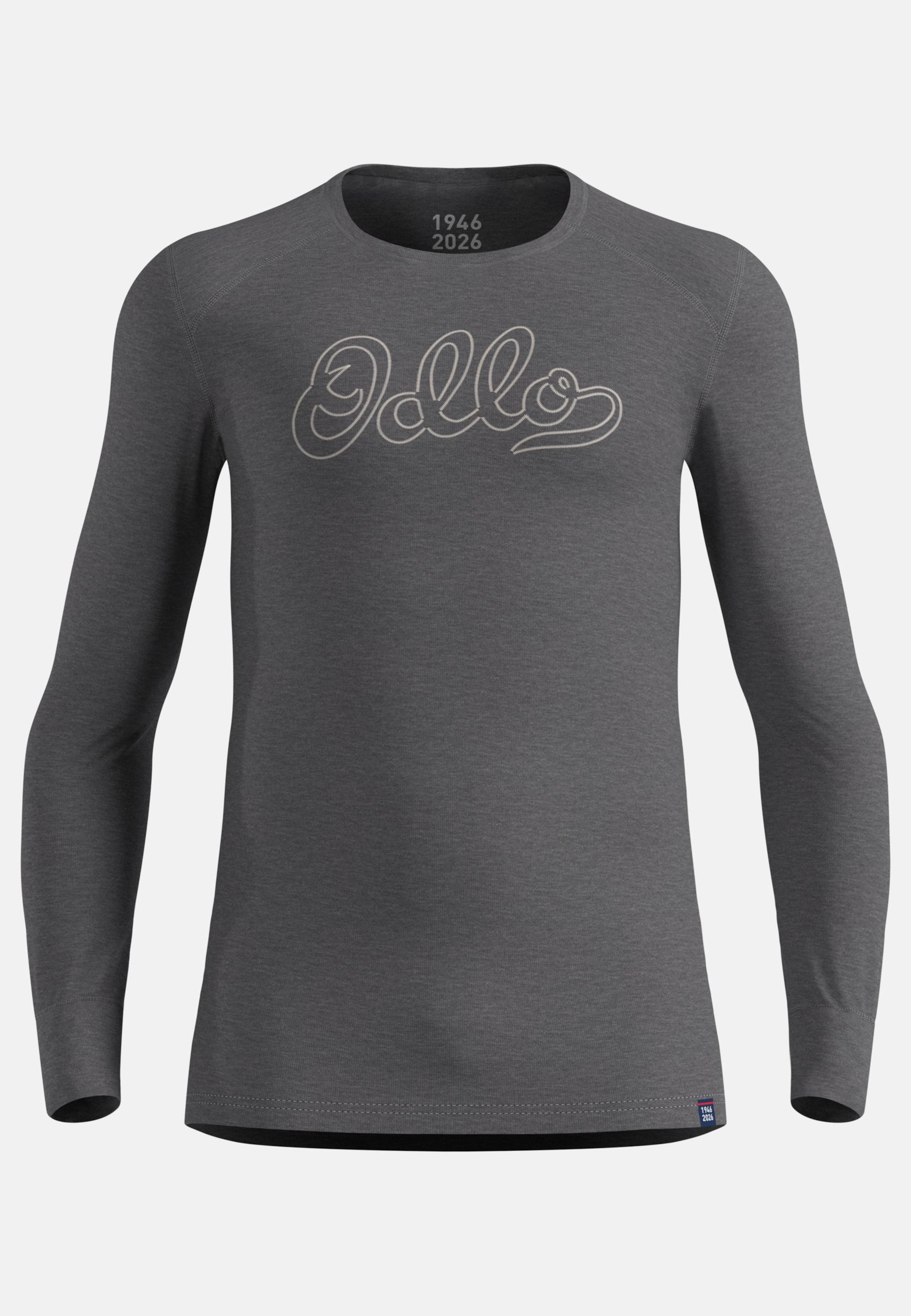 Odlo Active Warm 80th Anniversary Base Layer Shirt für Herren - Wandern, Ski & Snow - grau, L