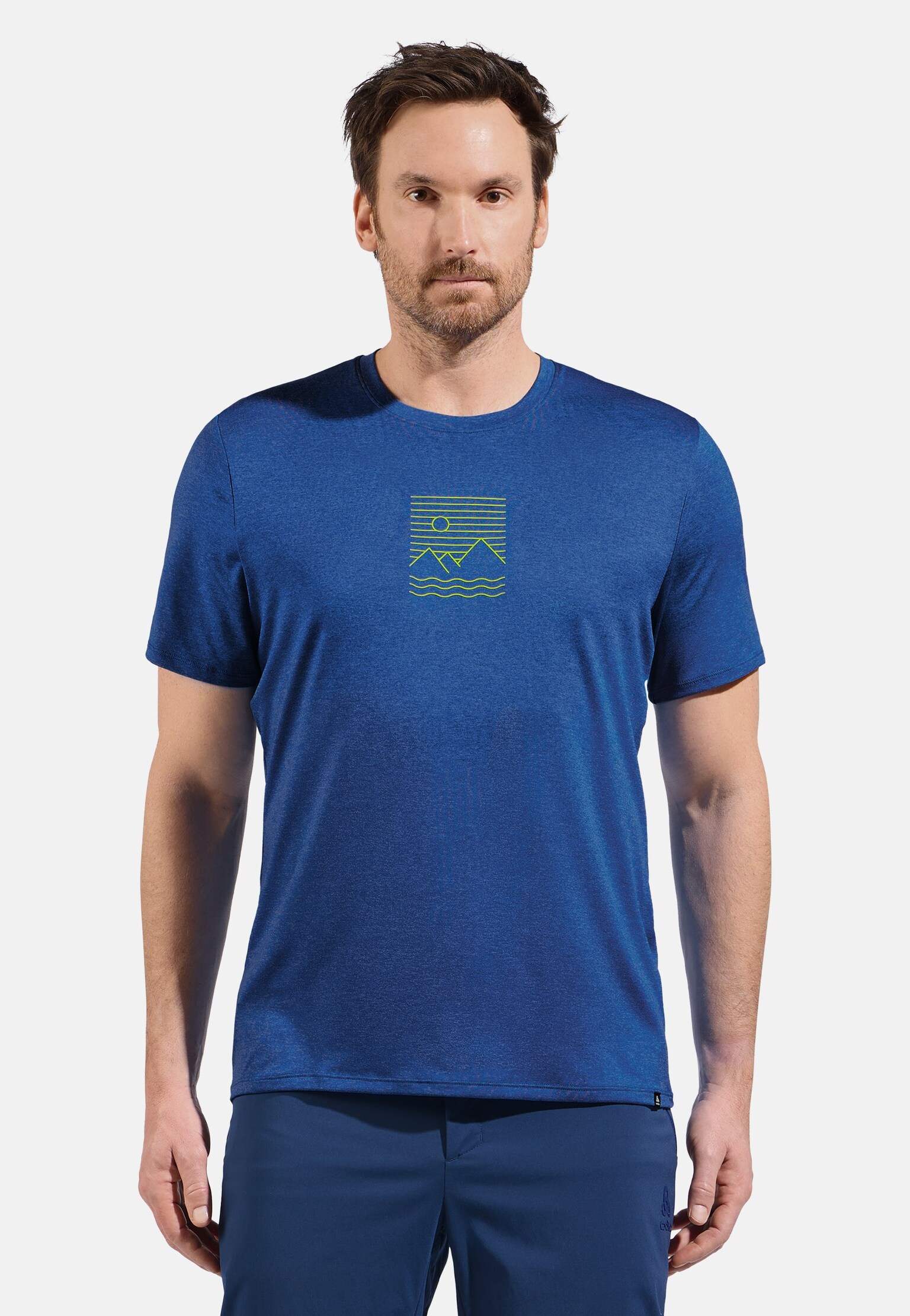 Ascent T-Shirt mit Landschaftsmotiv