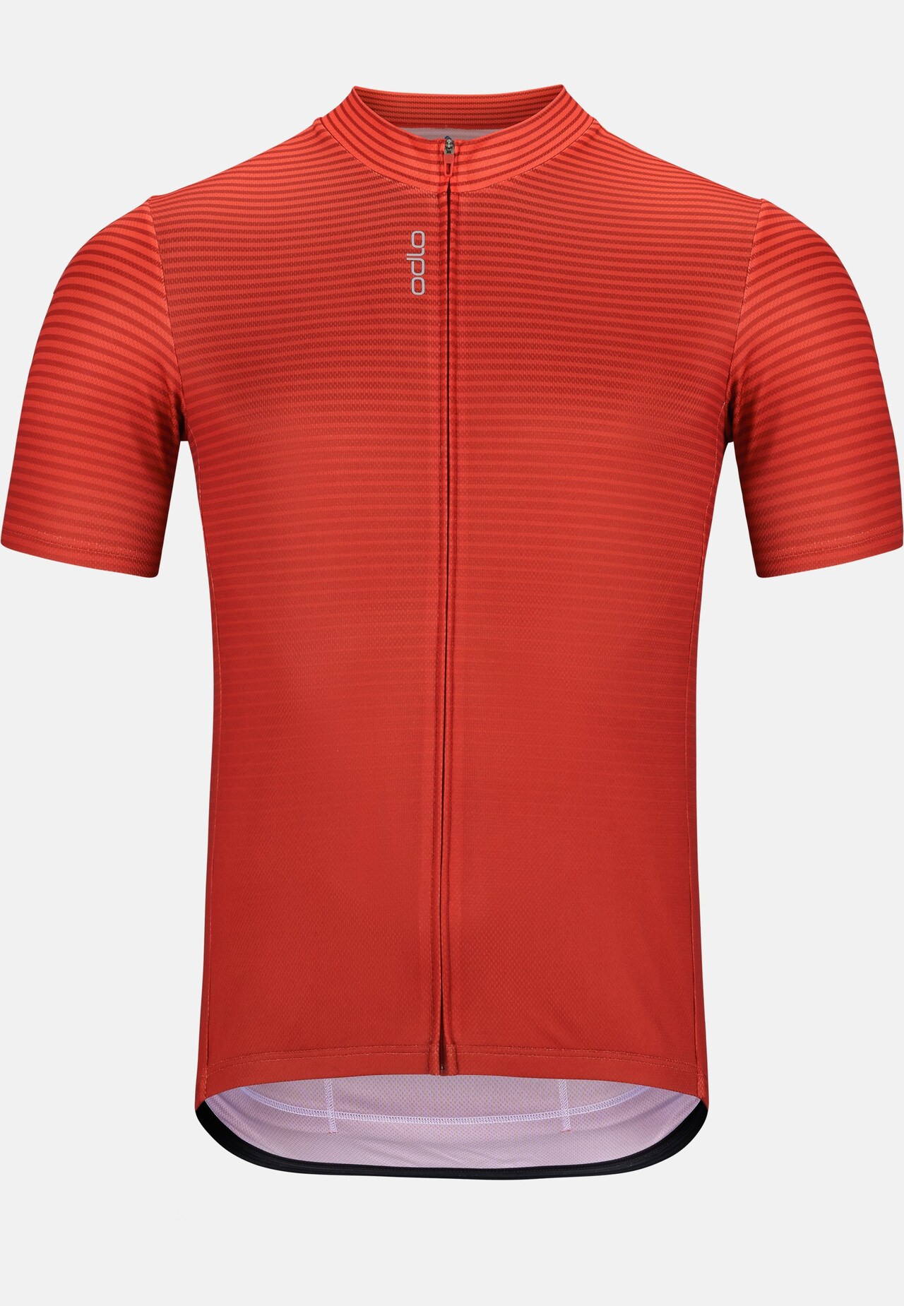 Maglia da ciclismo Essential Print a collo alto a zip intera