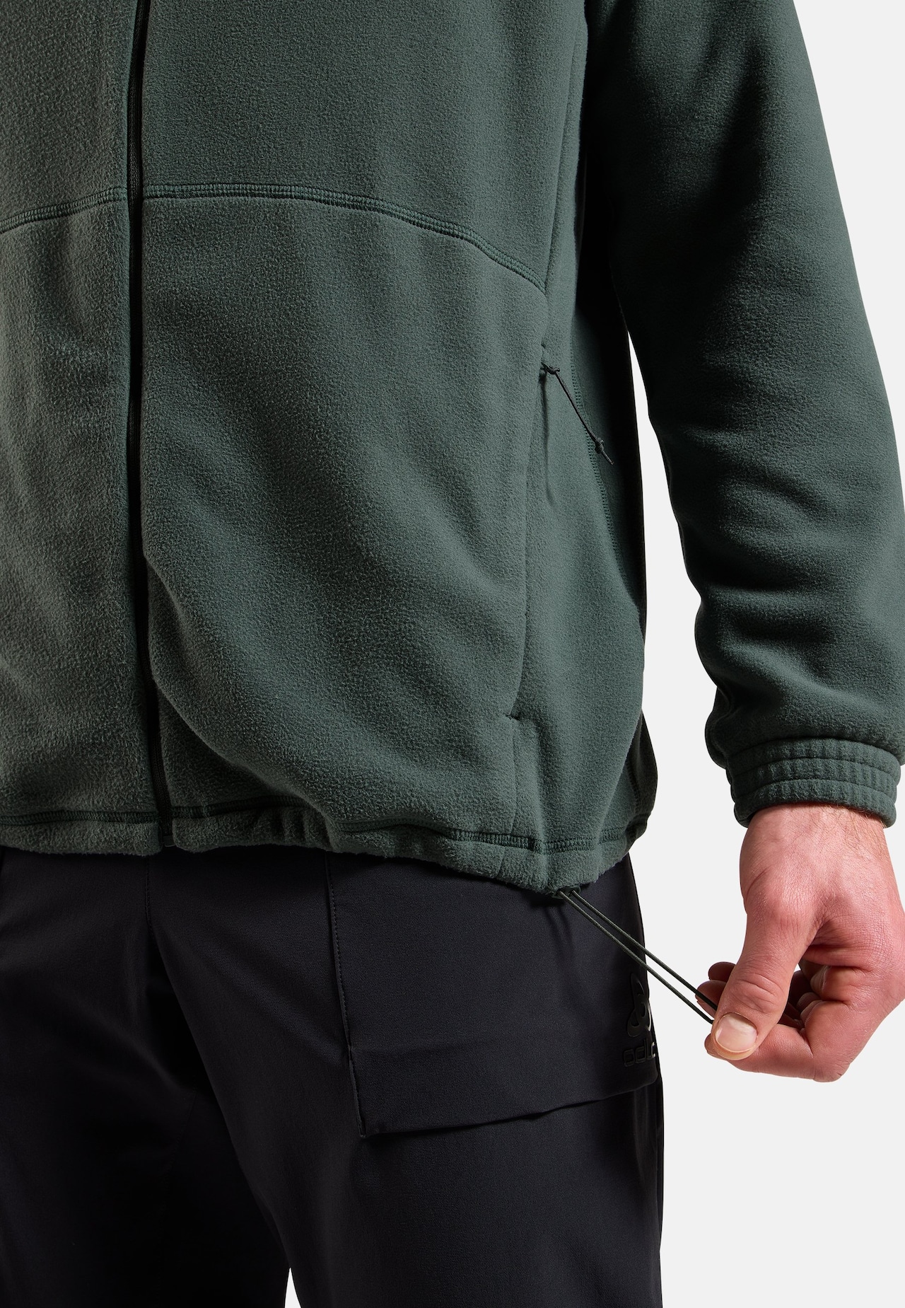 Felpa Classic Fleece a zip intera