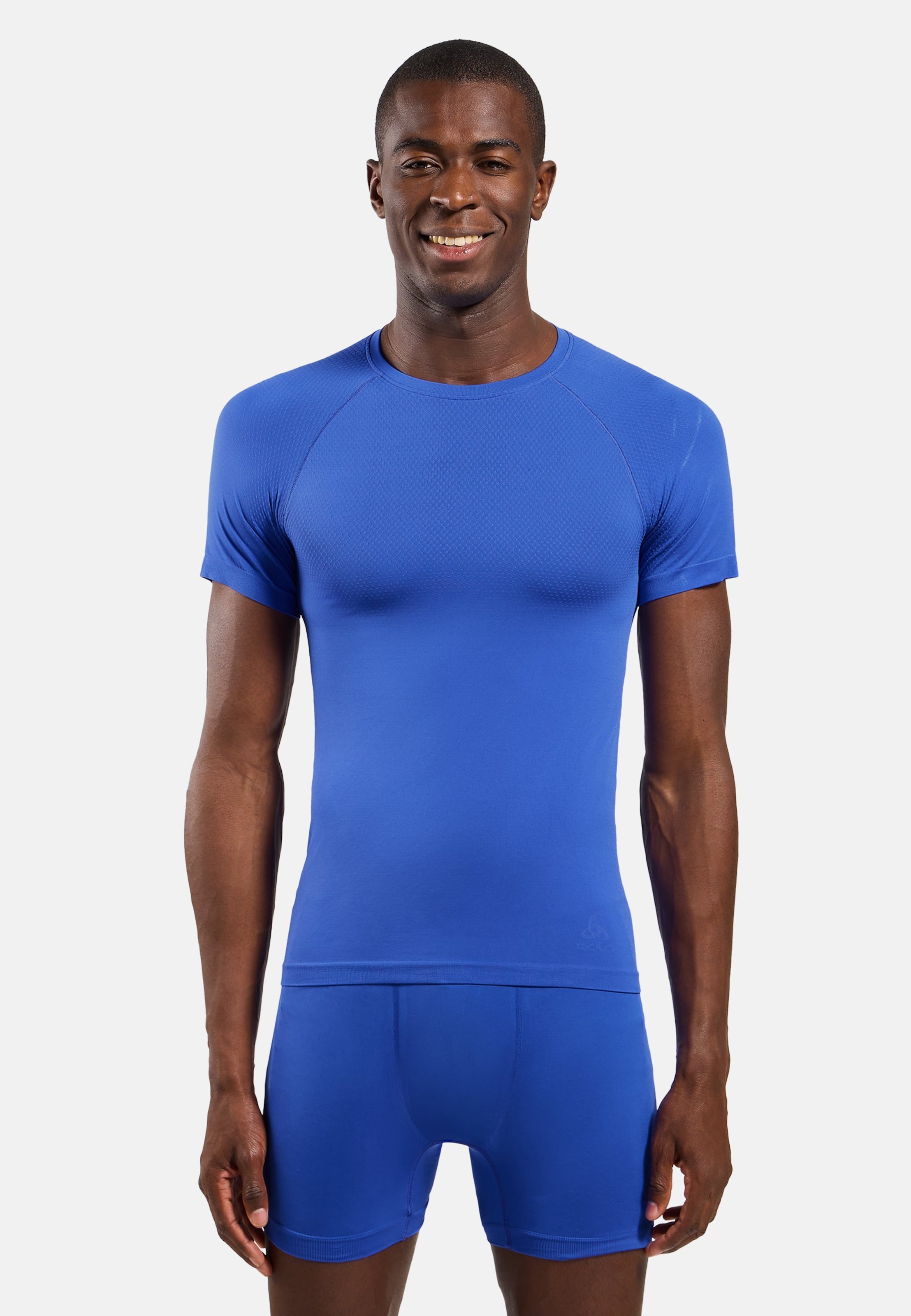 Odlo Kurzärmeliger Performance X‑Light Base Layer für Herren, M, blau