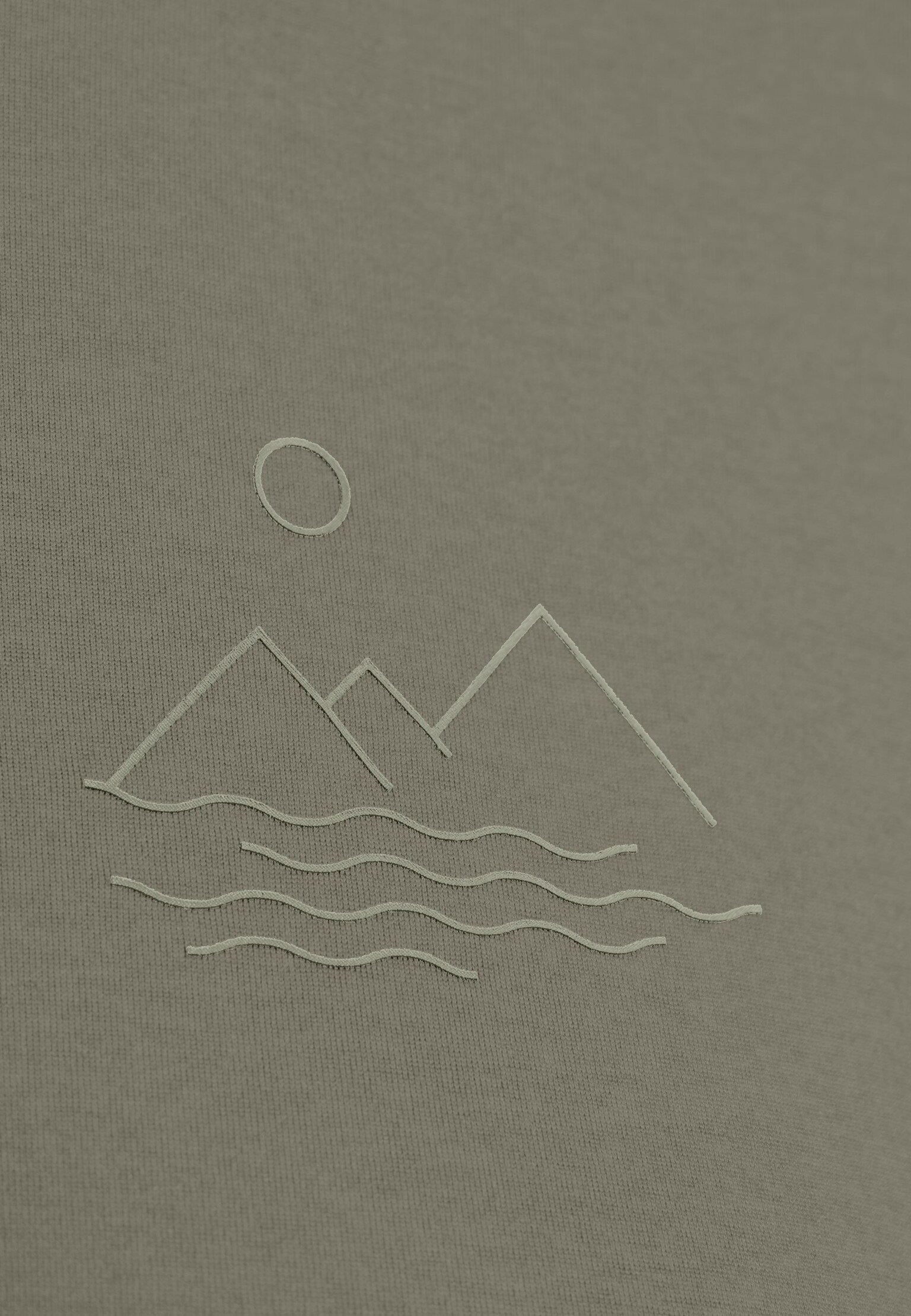 Ascent sun sea mountains t-shirt