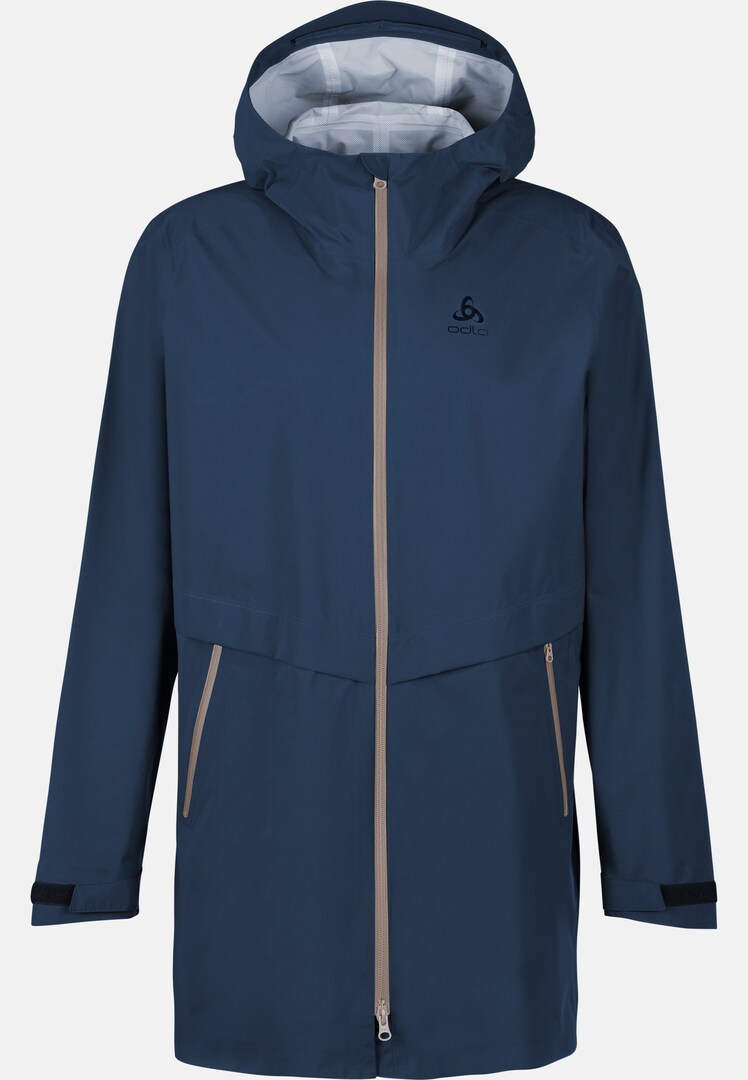 ODLO(オドロ) logic WINDPROOF The Logic 2.5L rain parka in blue wing teal | Odlo
