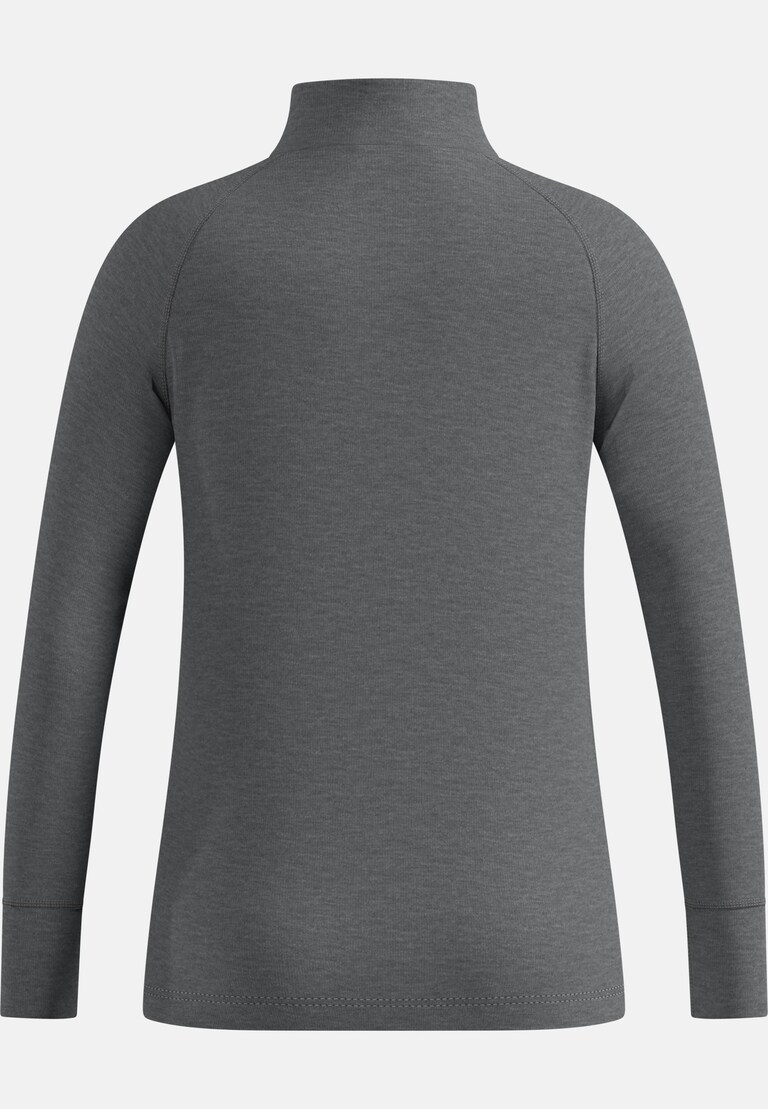 Top a collo alto con mezza zip e manica lunga Active Warm per bambini