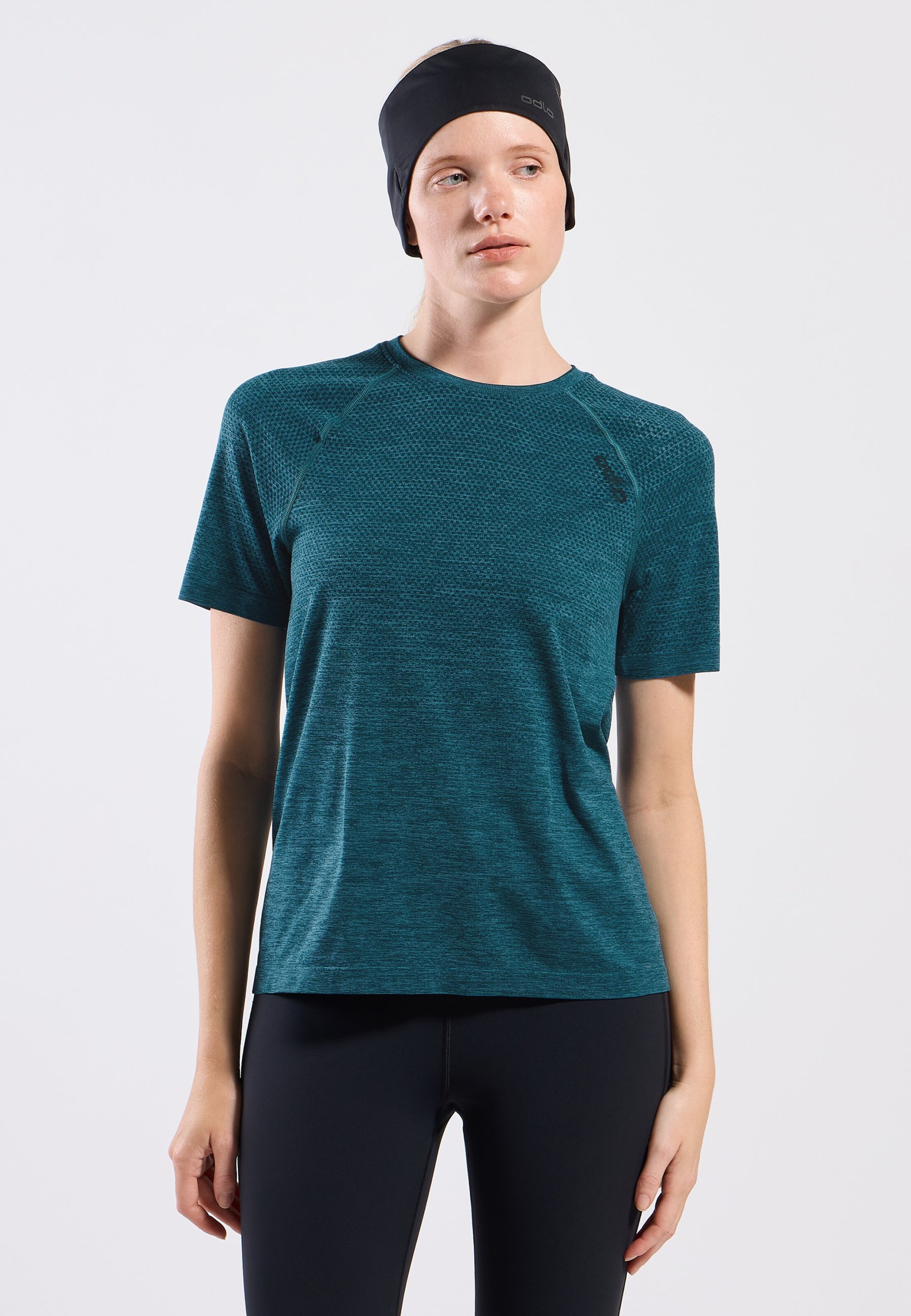 Odlo Essential Seamless Lauf-T-Shirt für Damen - Training, Running - marineblau, M