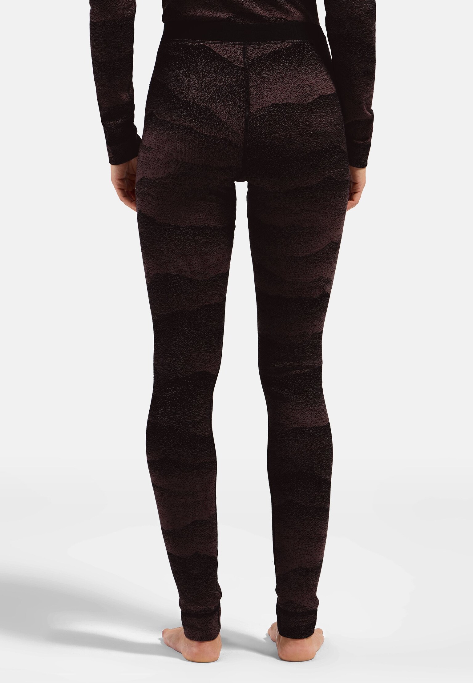 Merino Warm jacquard base layer broek