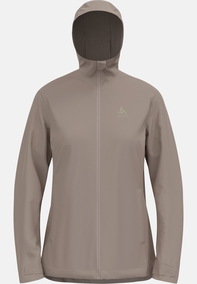 The women's Aegis 2.5L waterproof hardshell jacket