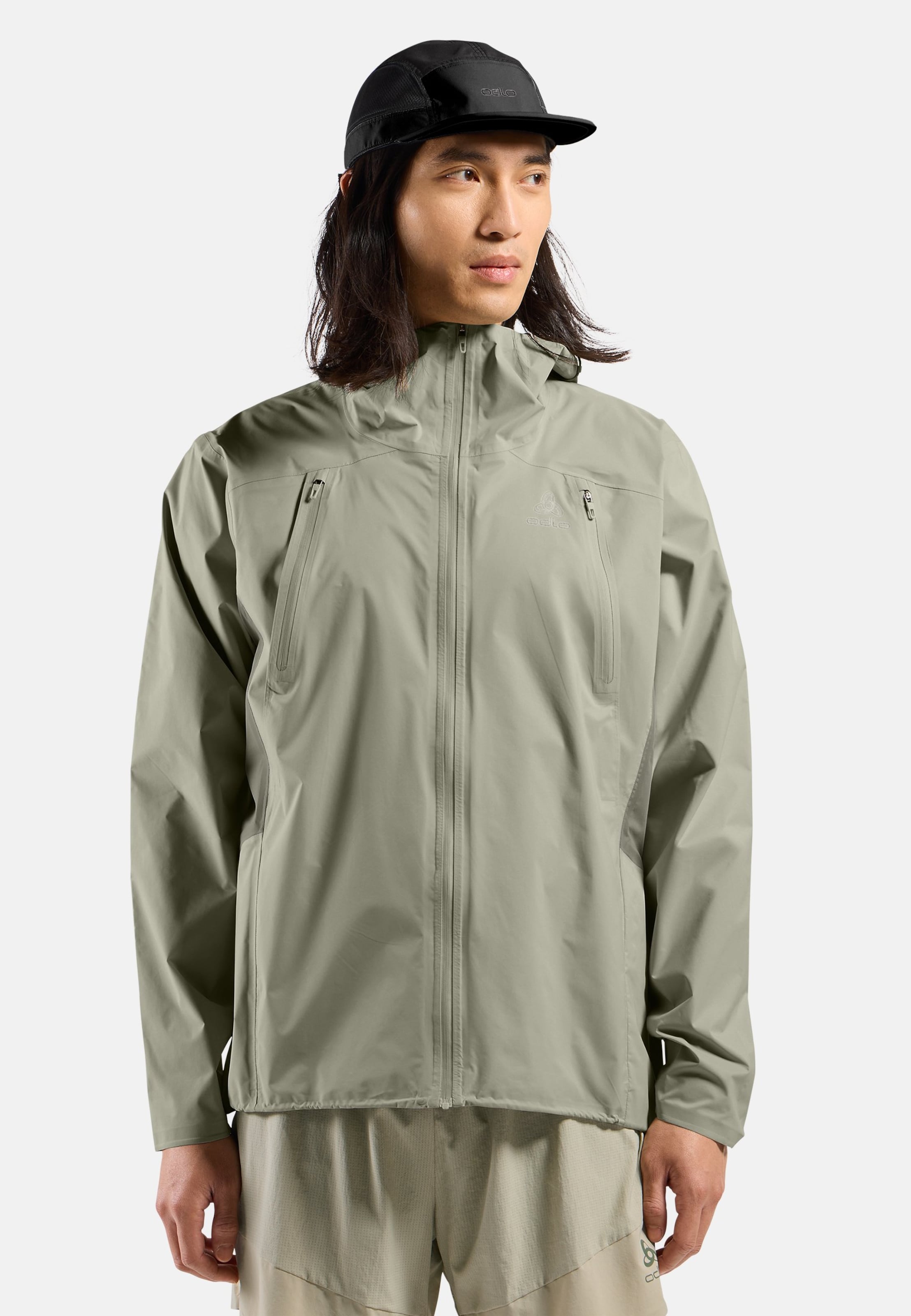 Odlo Wasserdichte X-Alp Pro 2.5L Jacke für Herren, XXL, grün