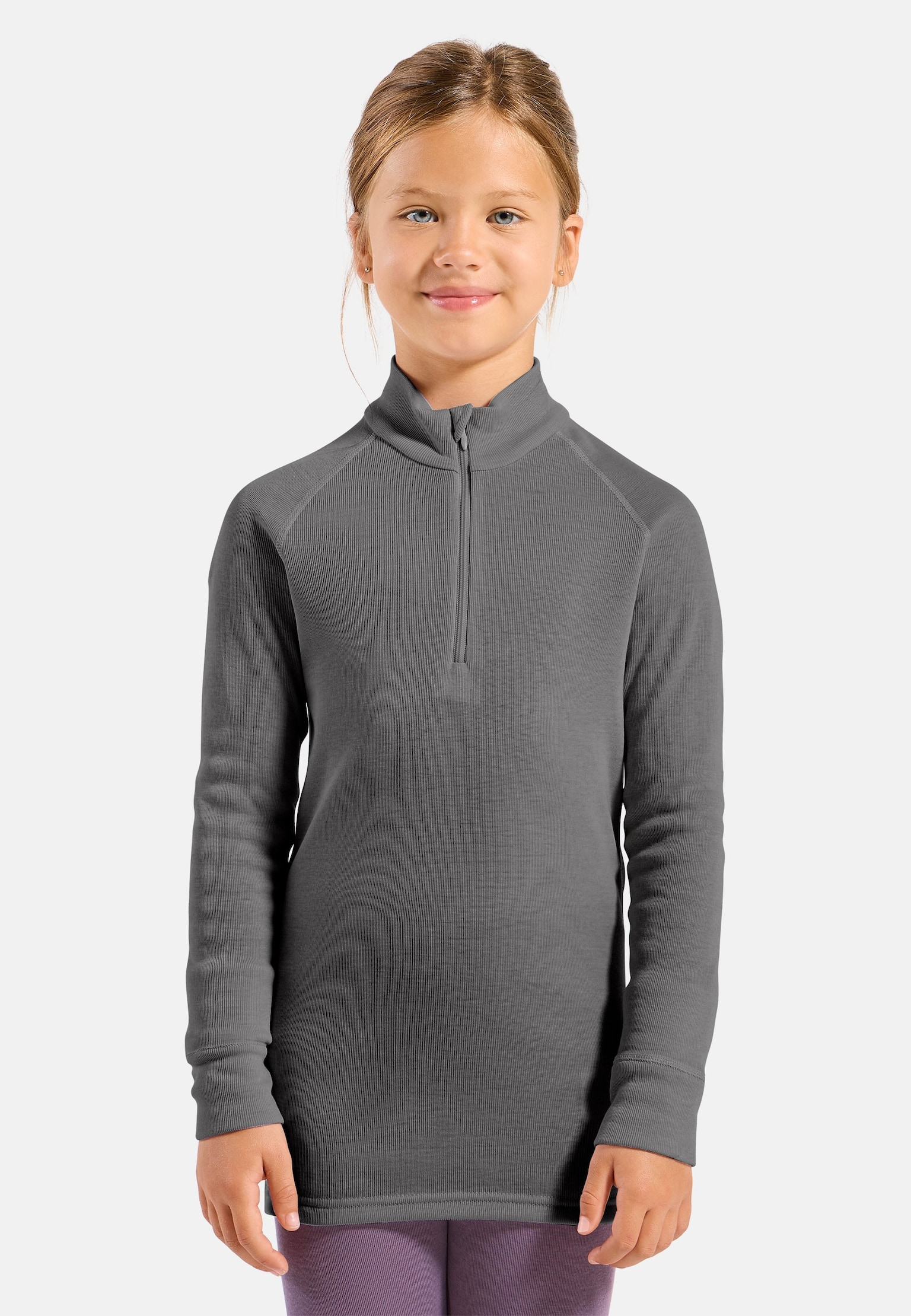 The Active Warm kids' half-zip base layer