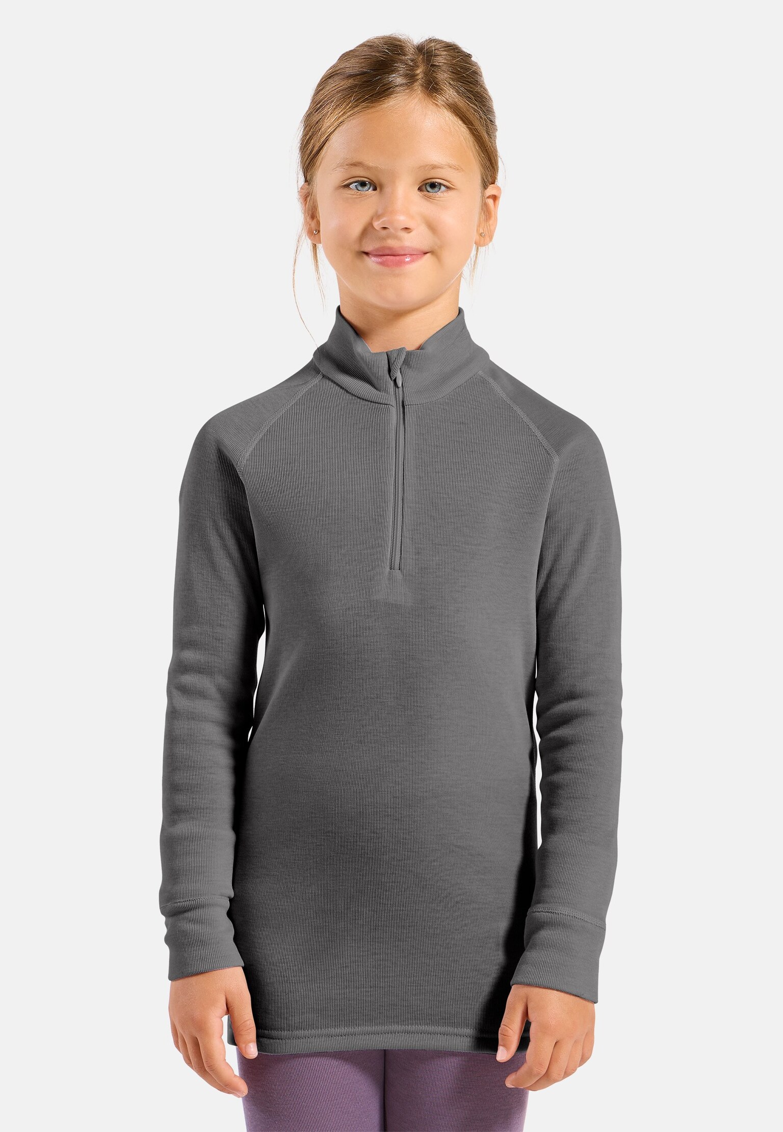The Active Warm kids' half-zip base layer