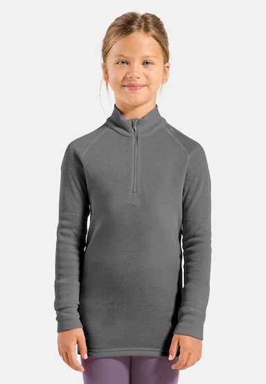 The Active Warm kids' half-zip base layer
