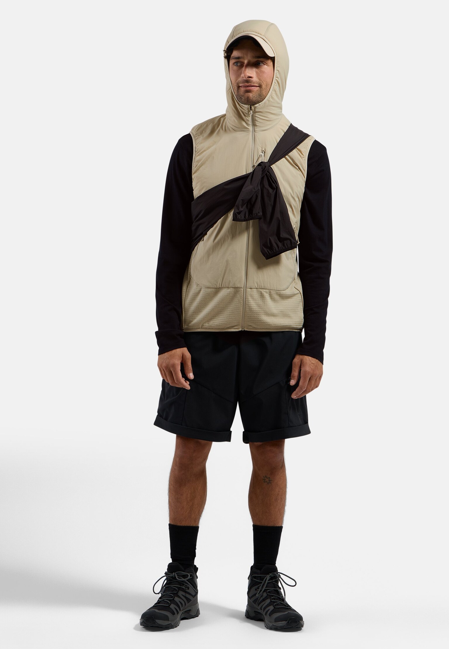 Isolierte Ascent Hybridweste mit Wolle