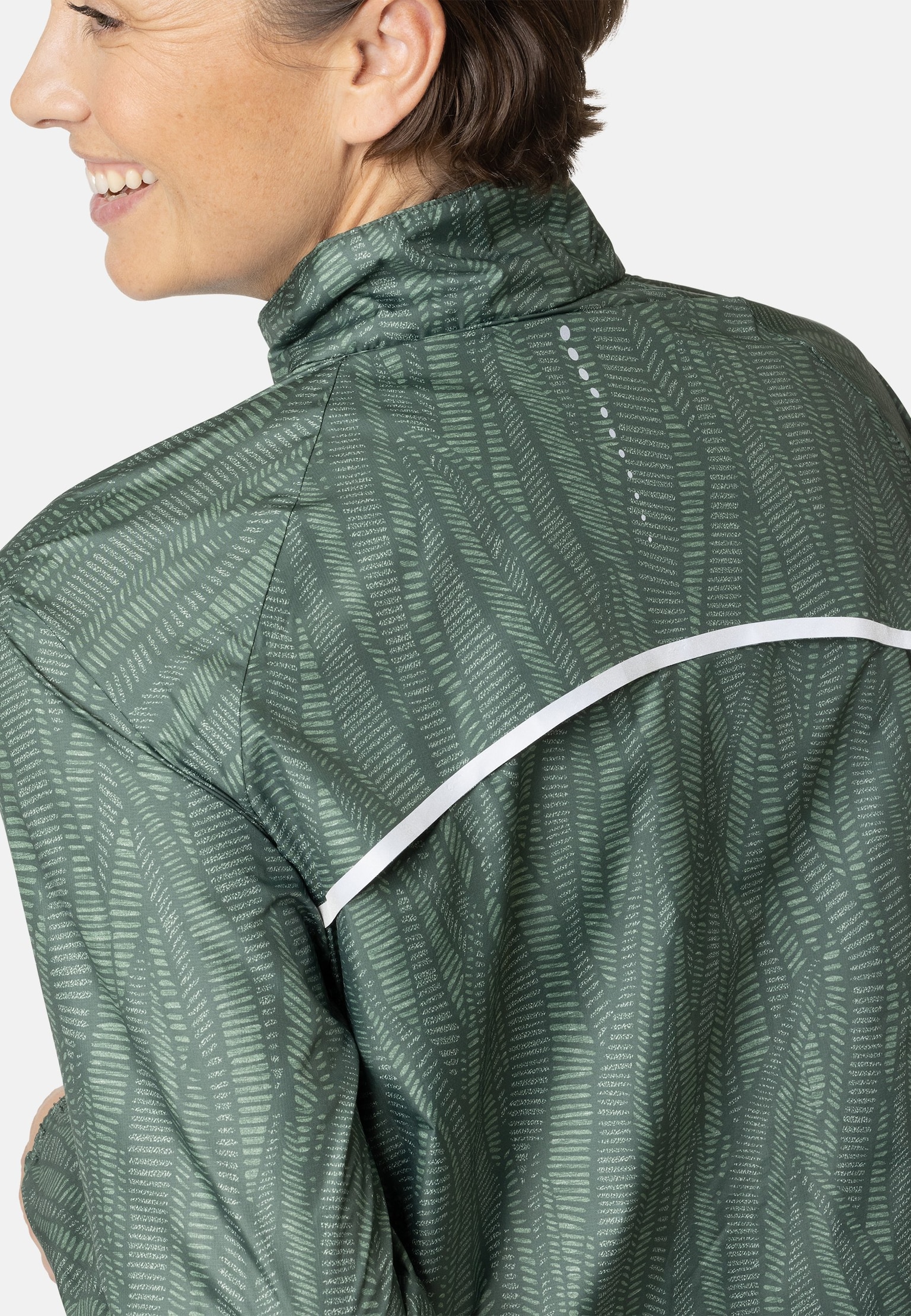 The Zeroweight print running jacket