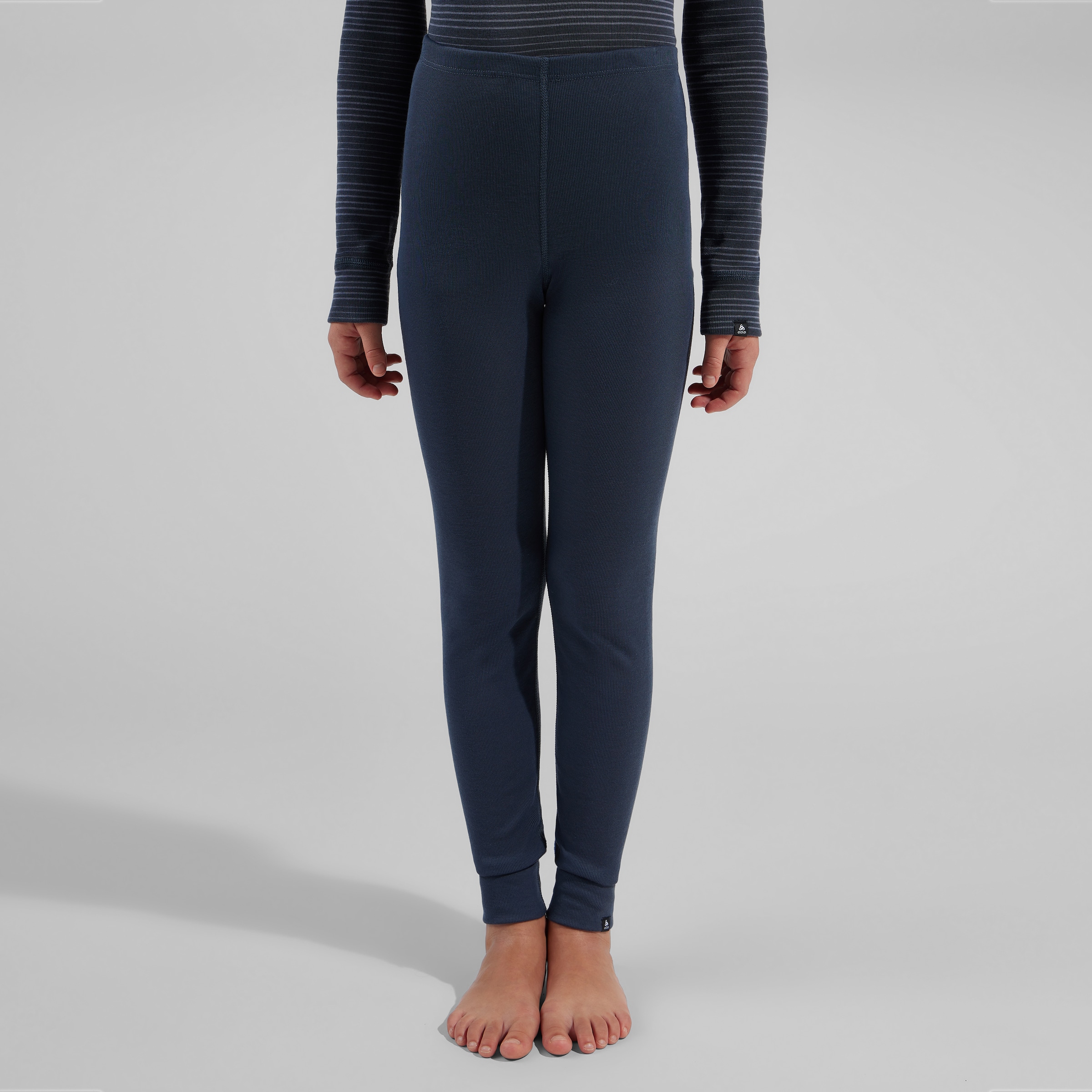 Odlo Active Warm Base Layer Tights für Kinder - Wandern, Ski & Snow - blau, 116