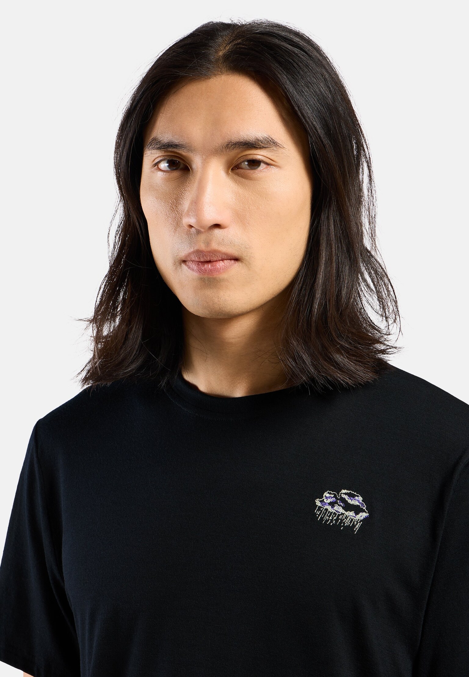 Ascent Merino 160 T-Shirt mit Regenwolken-Motiv