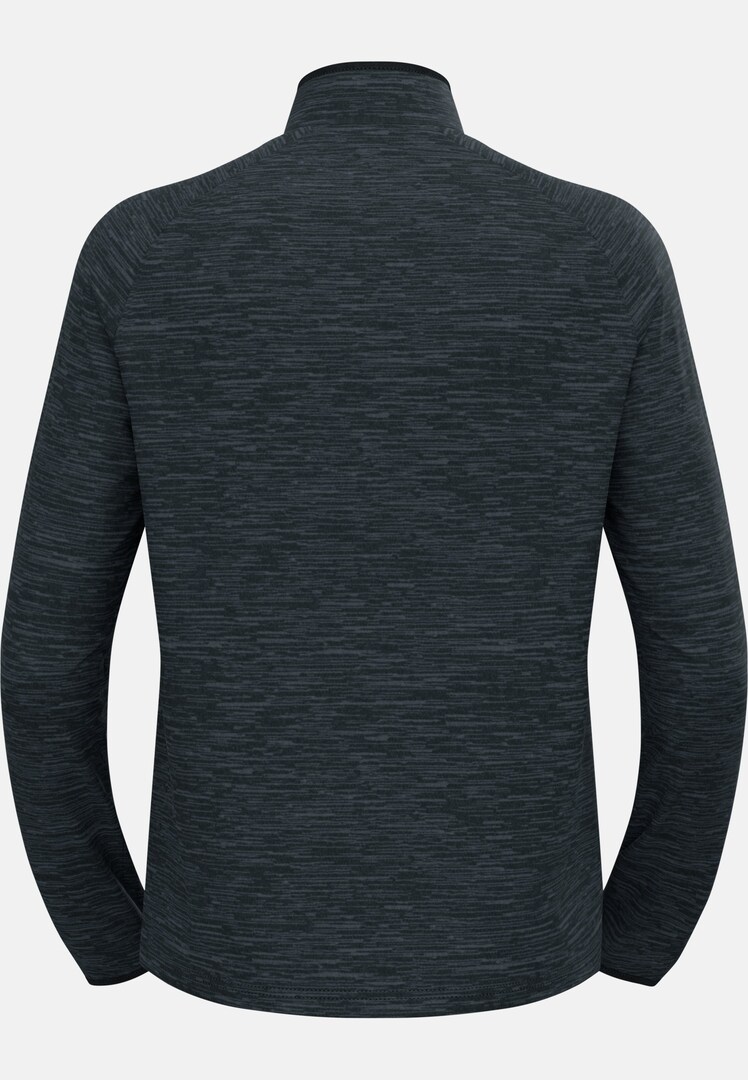 The men's Run Easy half-zip mid layer top in black melange