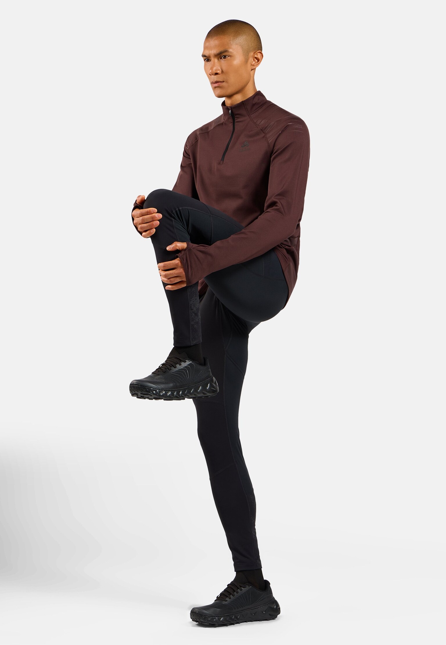 X-Alp Ceramiwarm mid layer met halve rits