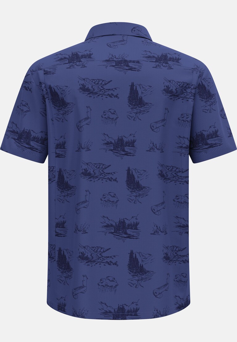 The Essentials short-sleeve print hiking shirt
