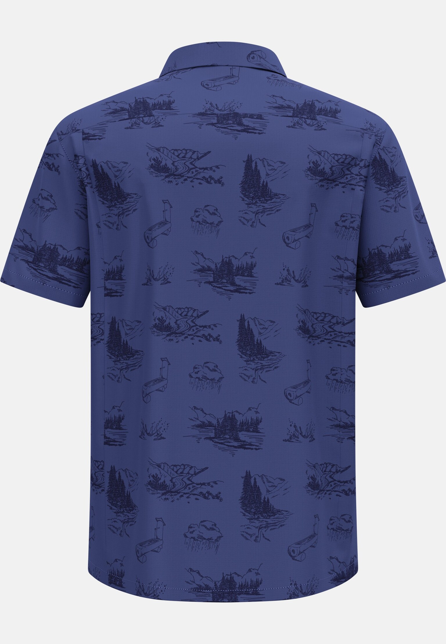 The Essentials short-sleeve print hiking shirt