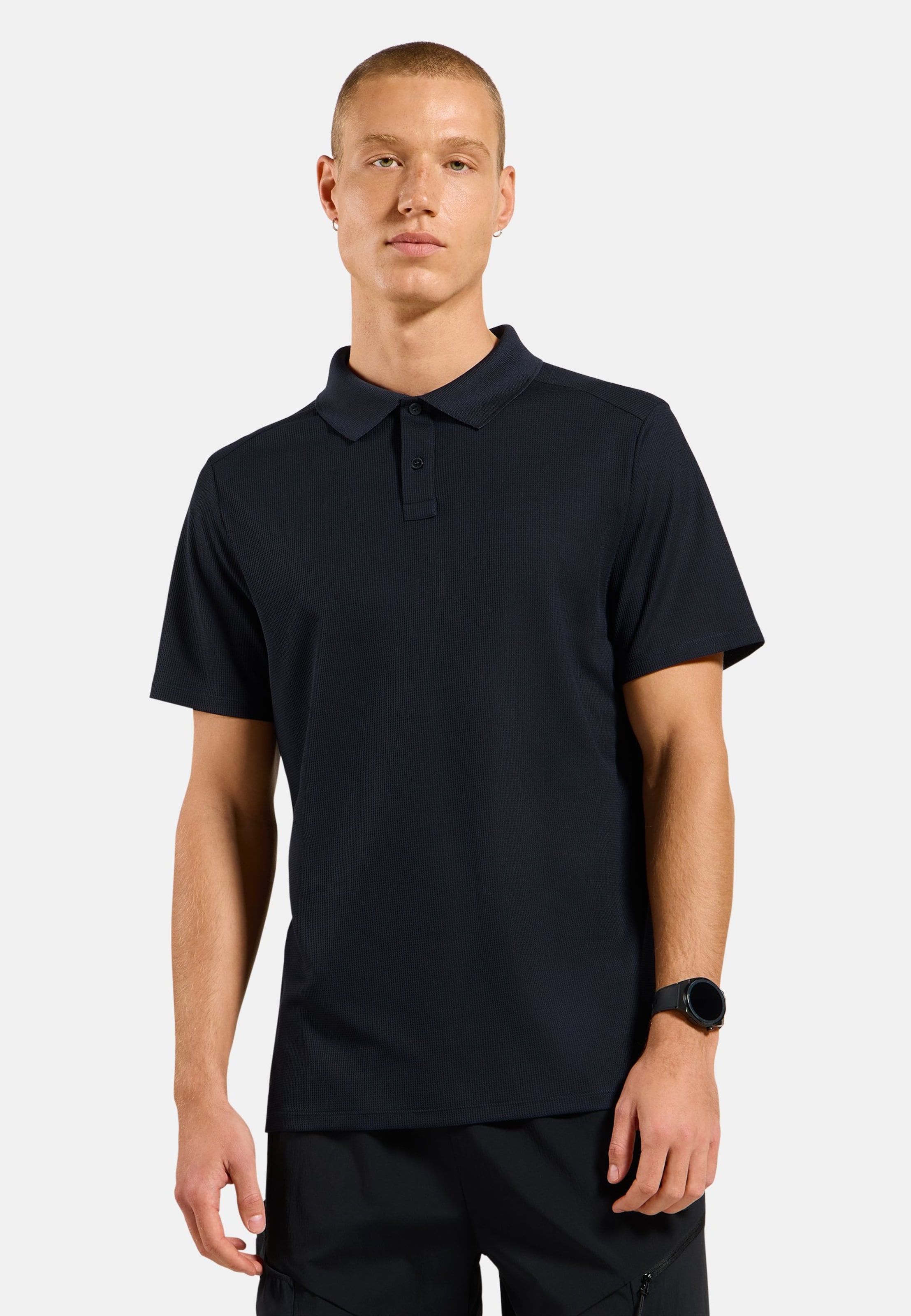 Odlo Cubic Light Poloshirt für Herren, M, marineblau