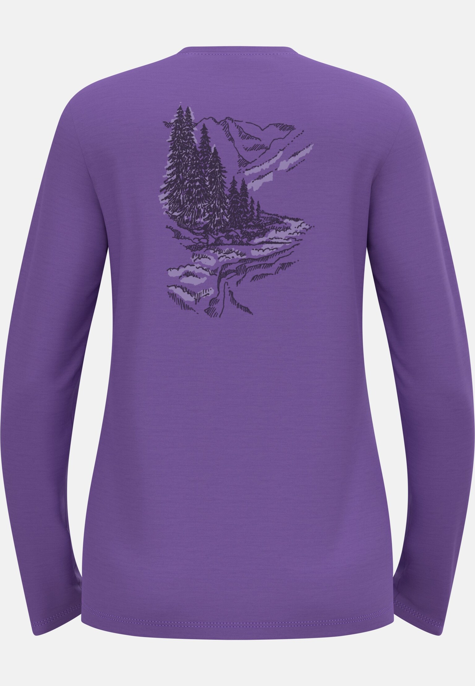 Ascent Merino 160 Langarmshirt mit TMOT-Print