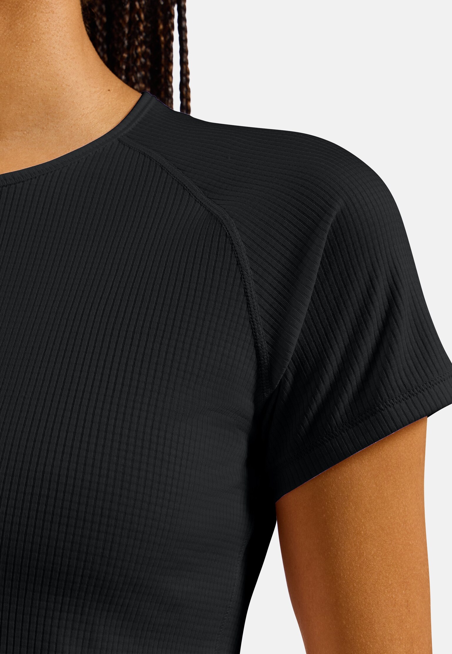 Kurzärmeliger Active Light Base Layer mit Rundhalsausschnitt
