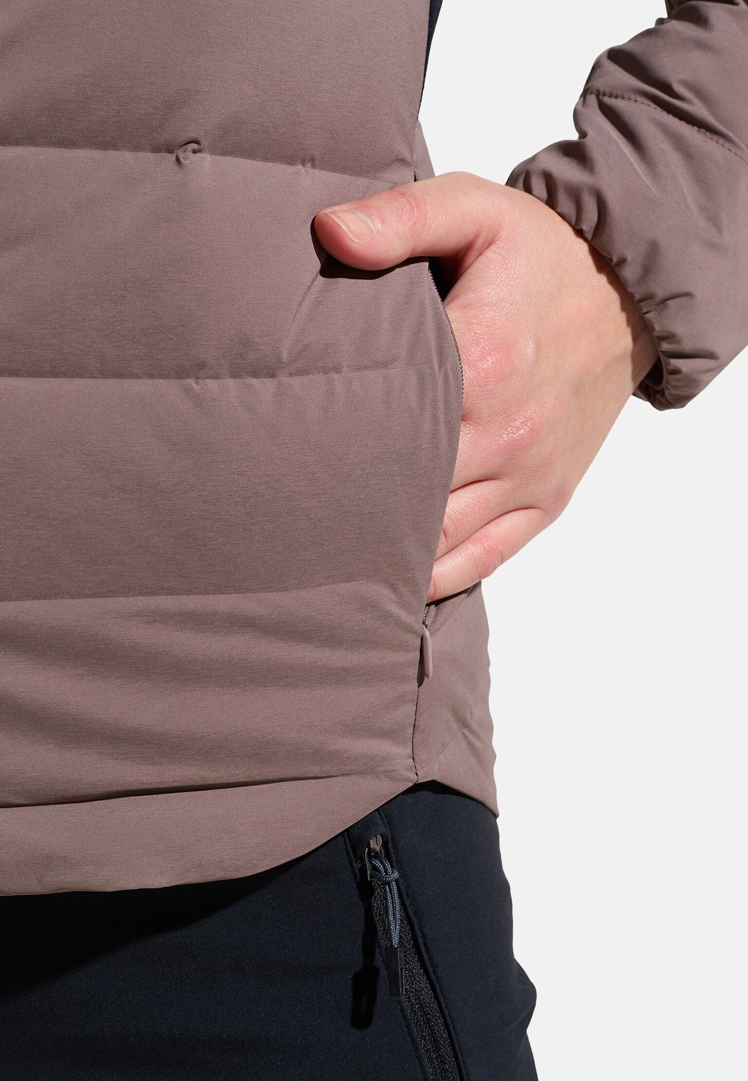 The Ascent N-Thermic recycled down hybrid jacket