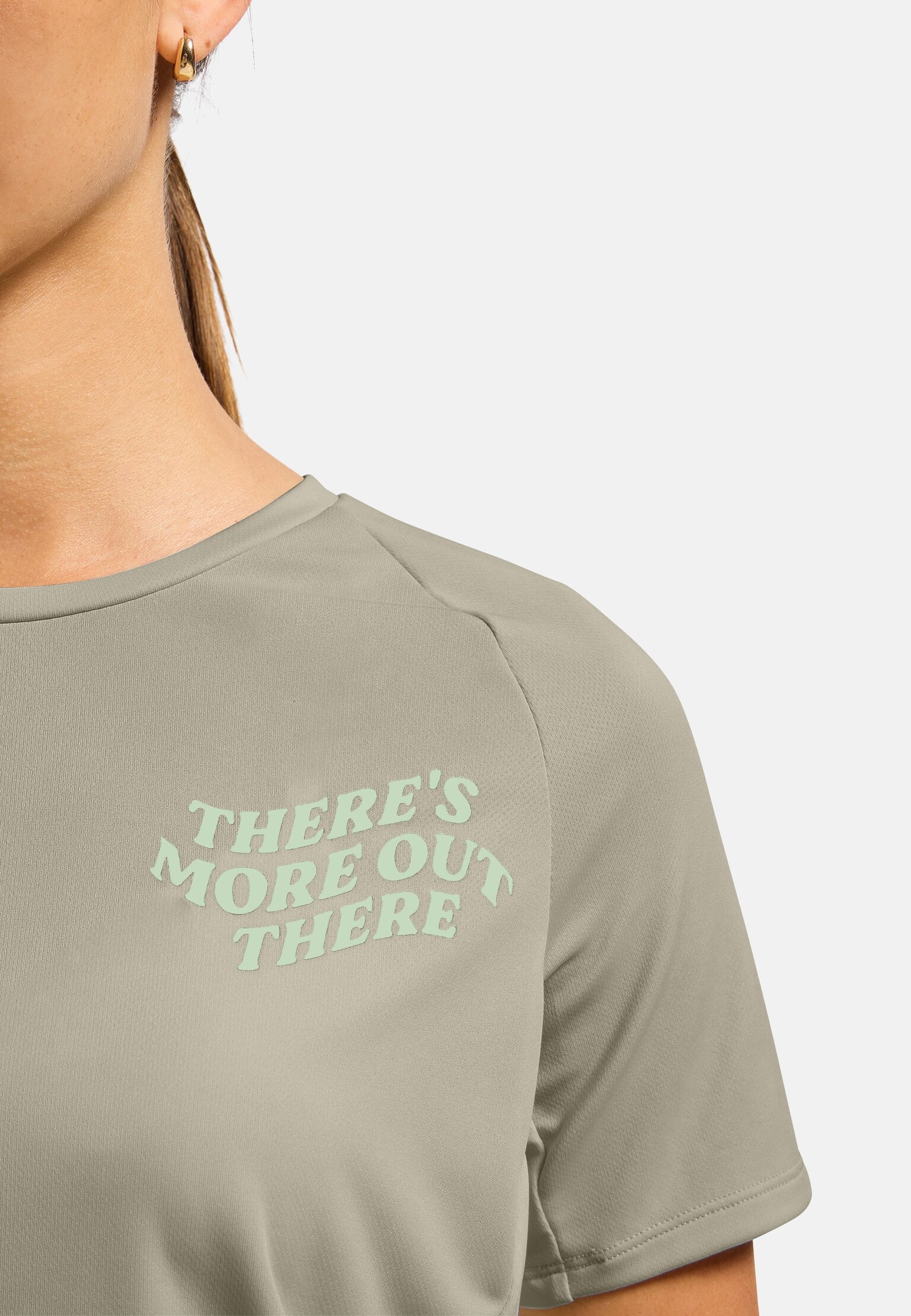 Essentials Laufshirt mit TMOT-Print