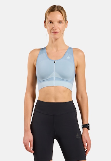 Reggiseno sportivo Seamless con zip a sostegno elevato