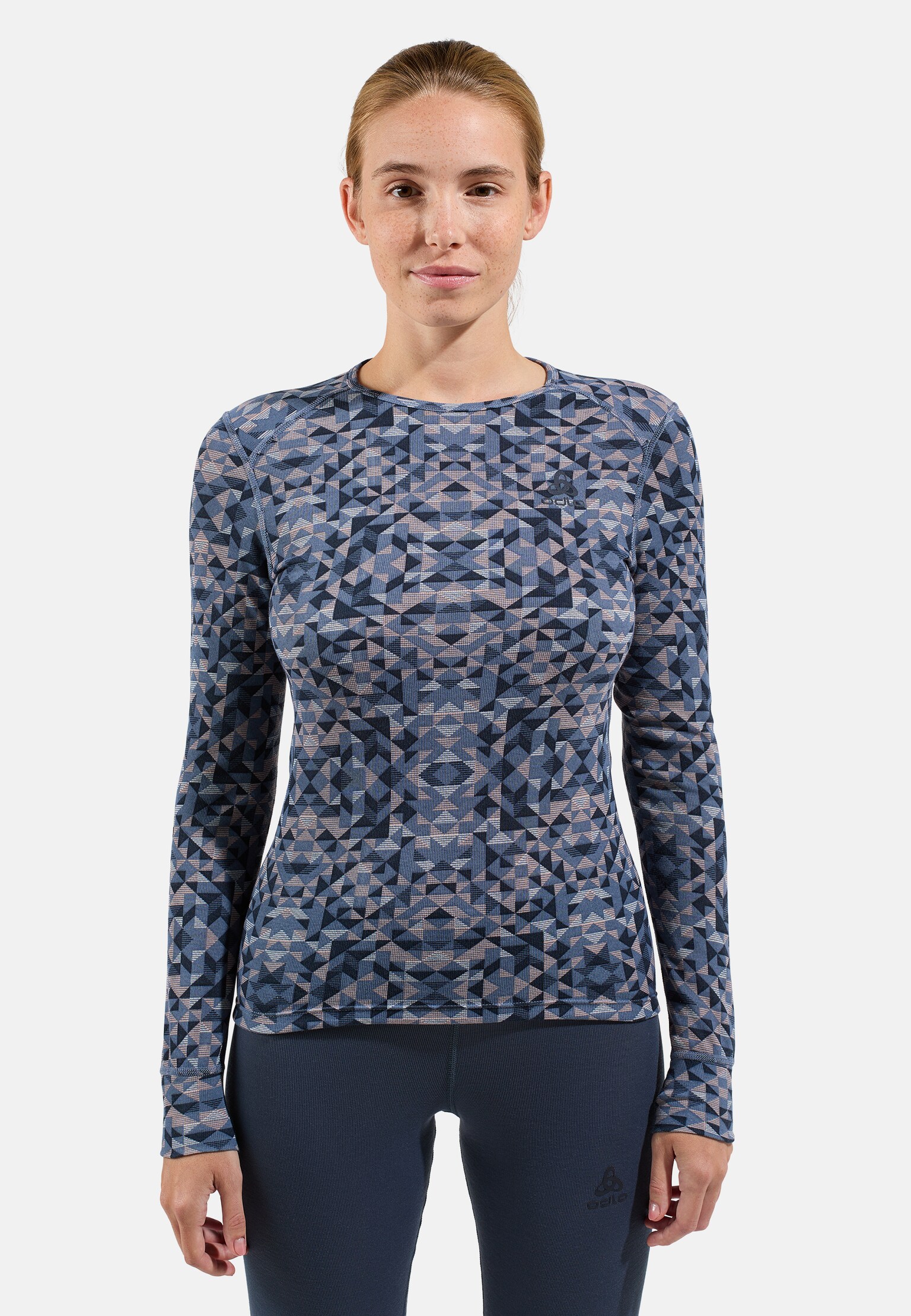 Active Warm Graphic Base Layer Langarmshirt