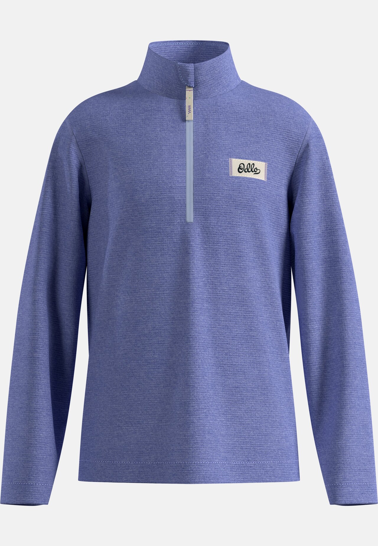 Felpa Grid Fleece Kids a mezza zip