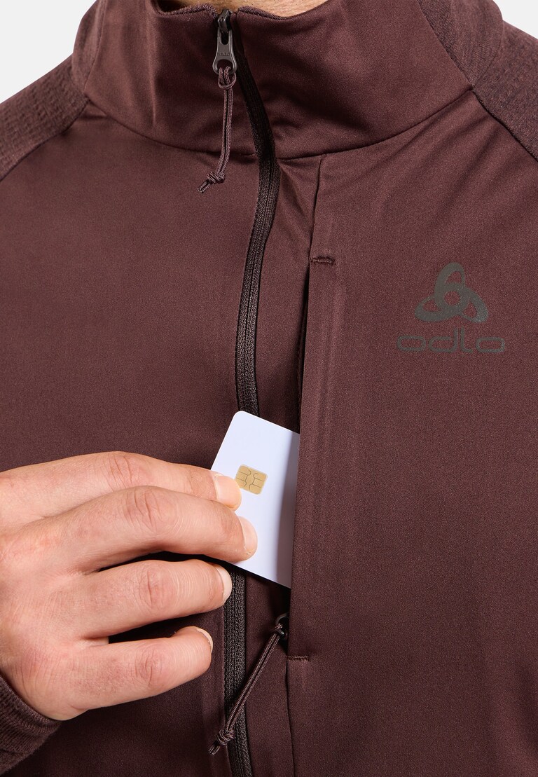 The Zeroweight Pro Performance Wool windproof hybrid cross-country jacket