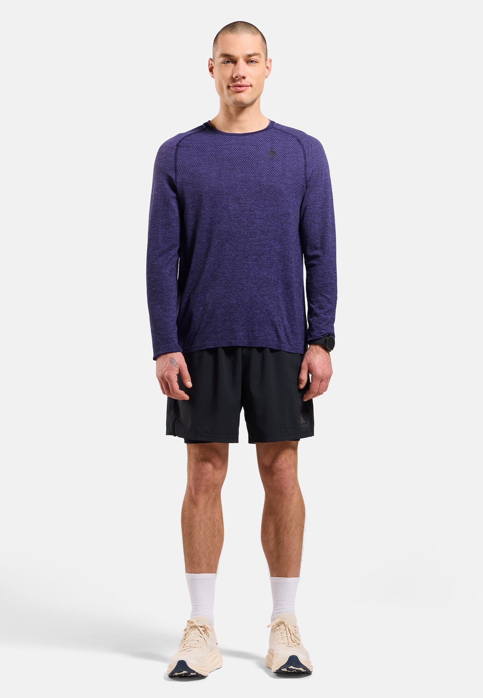 Essential Seamless Hardloop Shirt met Lange Mouwen