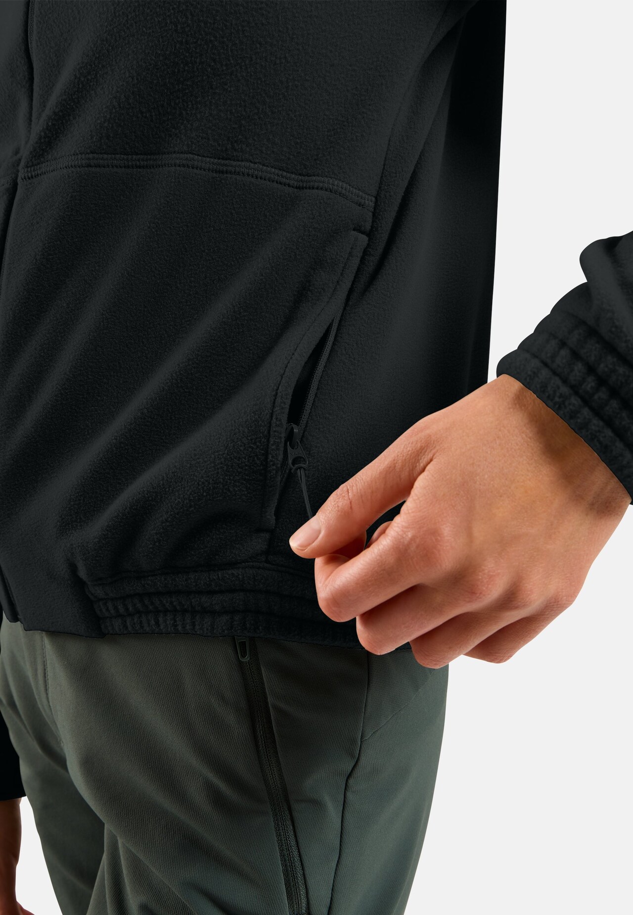 Felpa Classic Fleece a zip intera