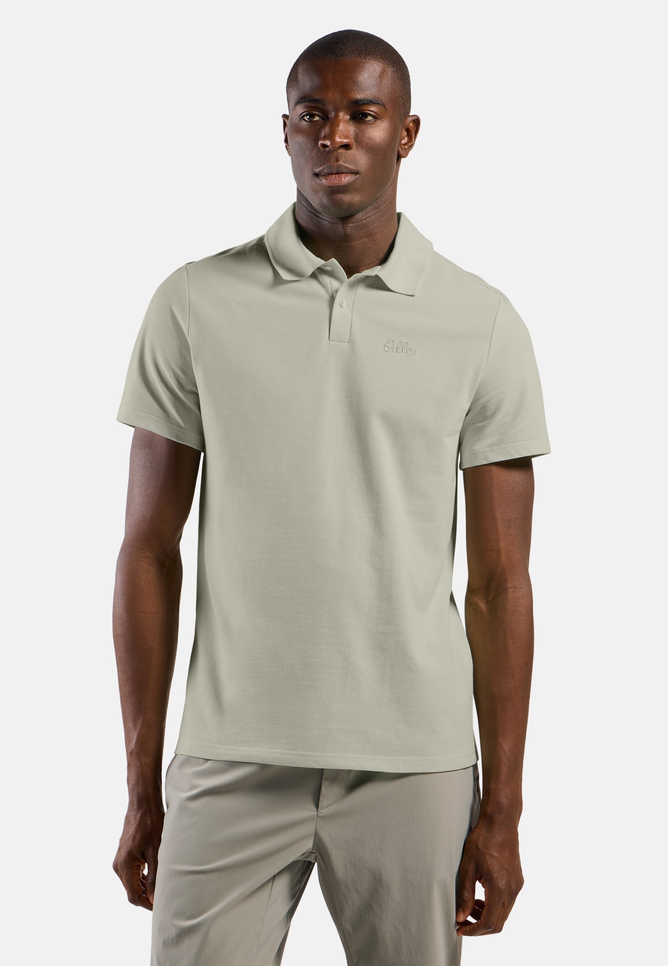 Odlo Essentials Poloshirt für Herren, L, beige