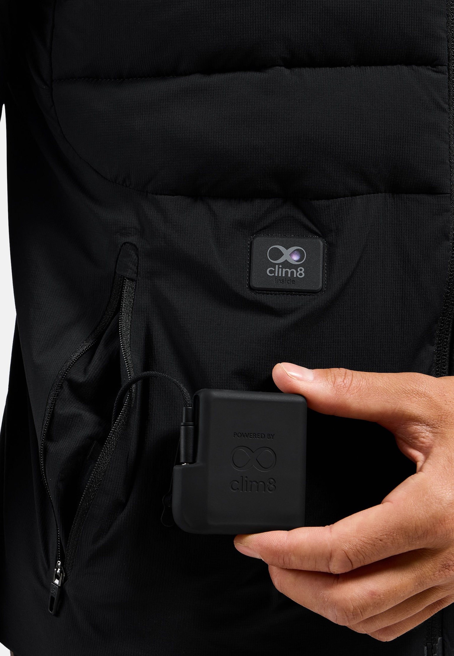 The I-Thermic X-Warm jacket  + rechargeable battery