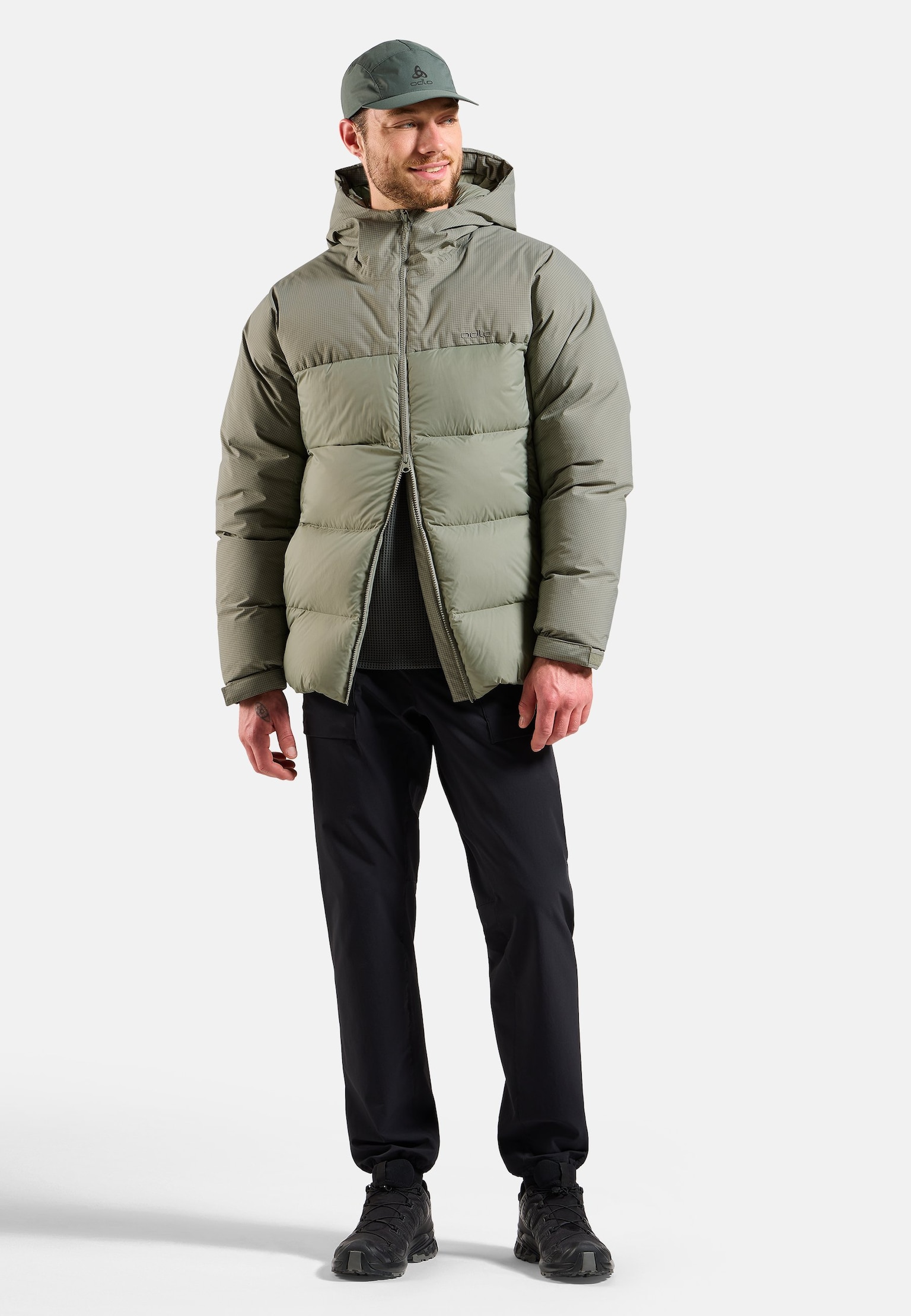 Down Hooded Insulated Jacket