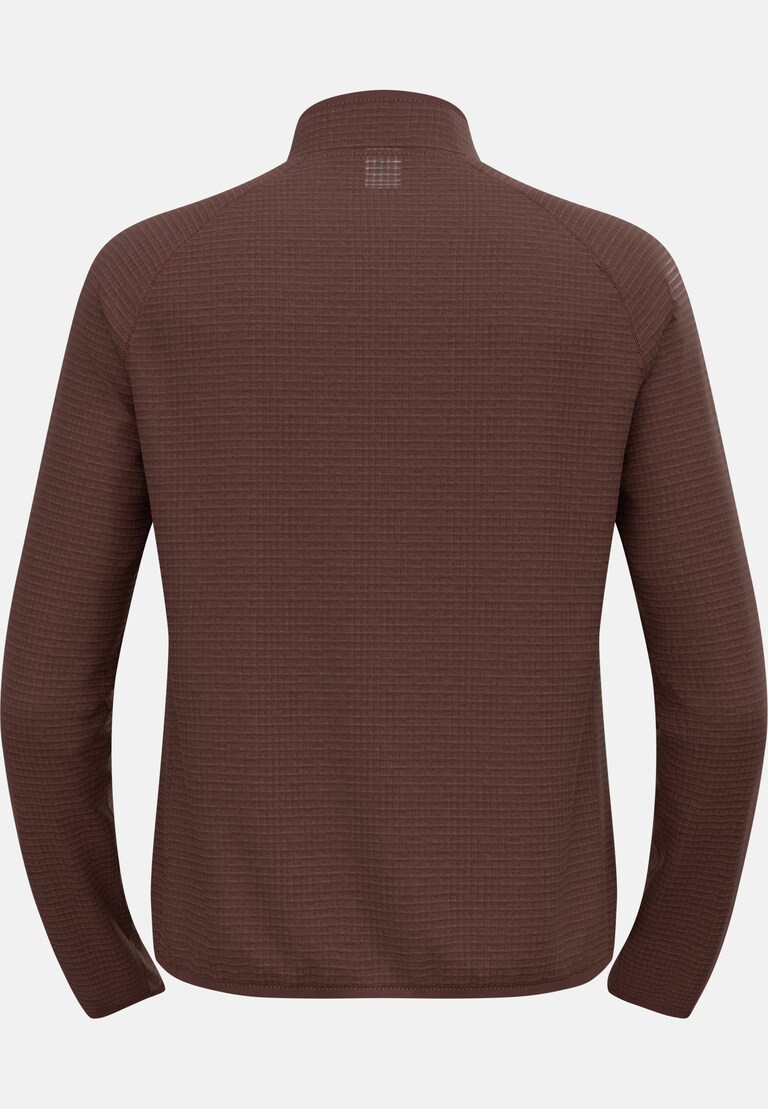 Ascent mid layer met halve rits