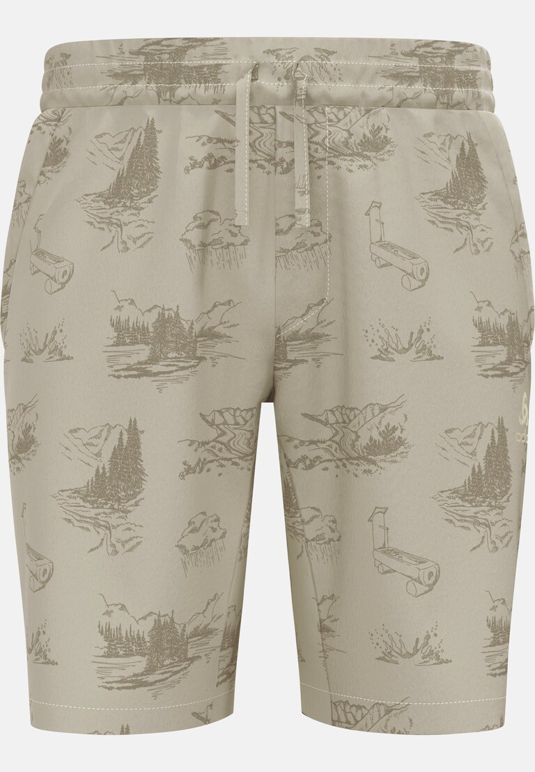 The Essentials print hiking shorts