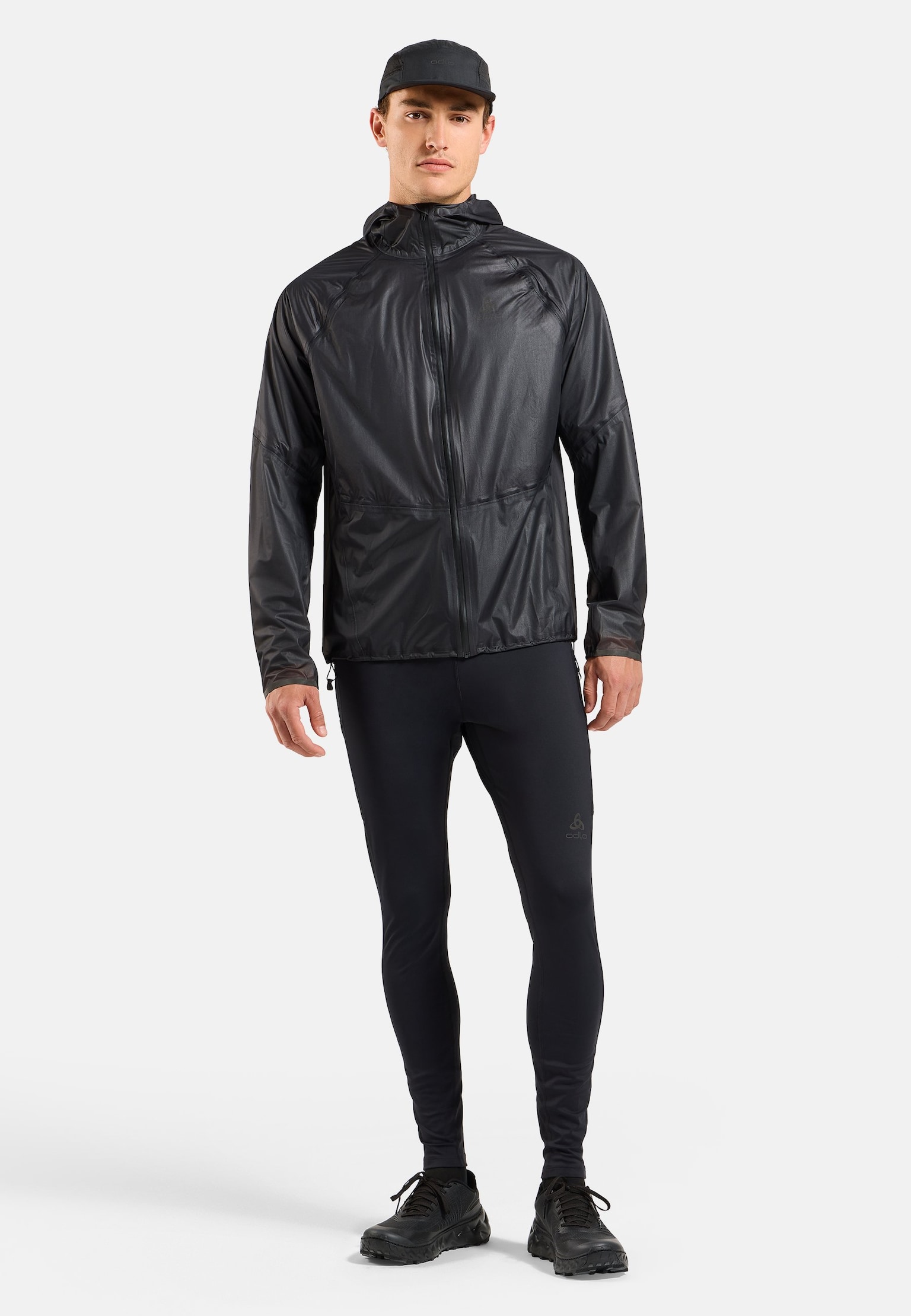 Isolierte und wasserdichte Dual Dry Performance Knit Laufjacke