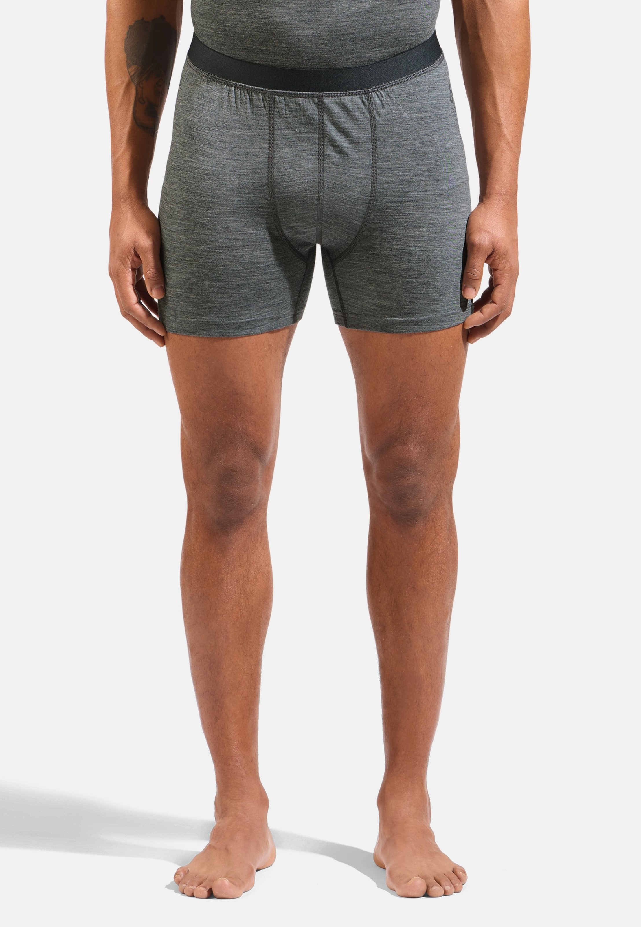 Odlo Natural Merino 160 Boxershorts für Herren, S, grau