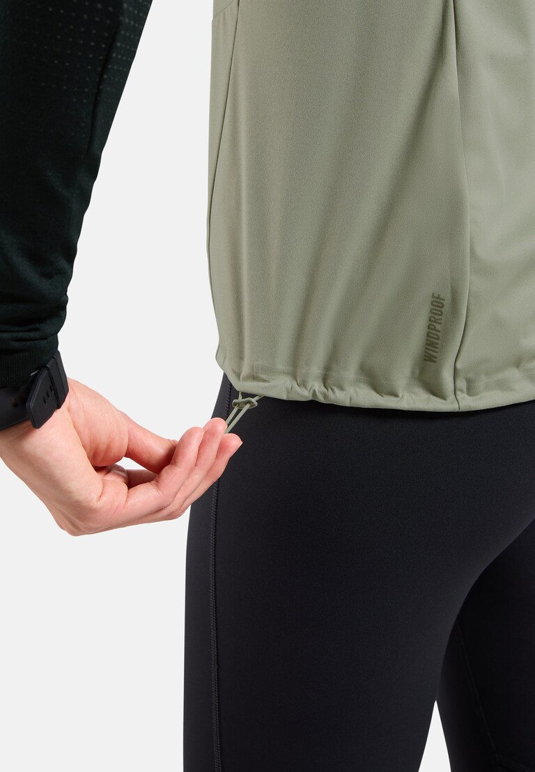 Gilet softshell da running Zeroweight Warm 2.0 in shadow ...