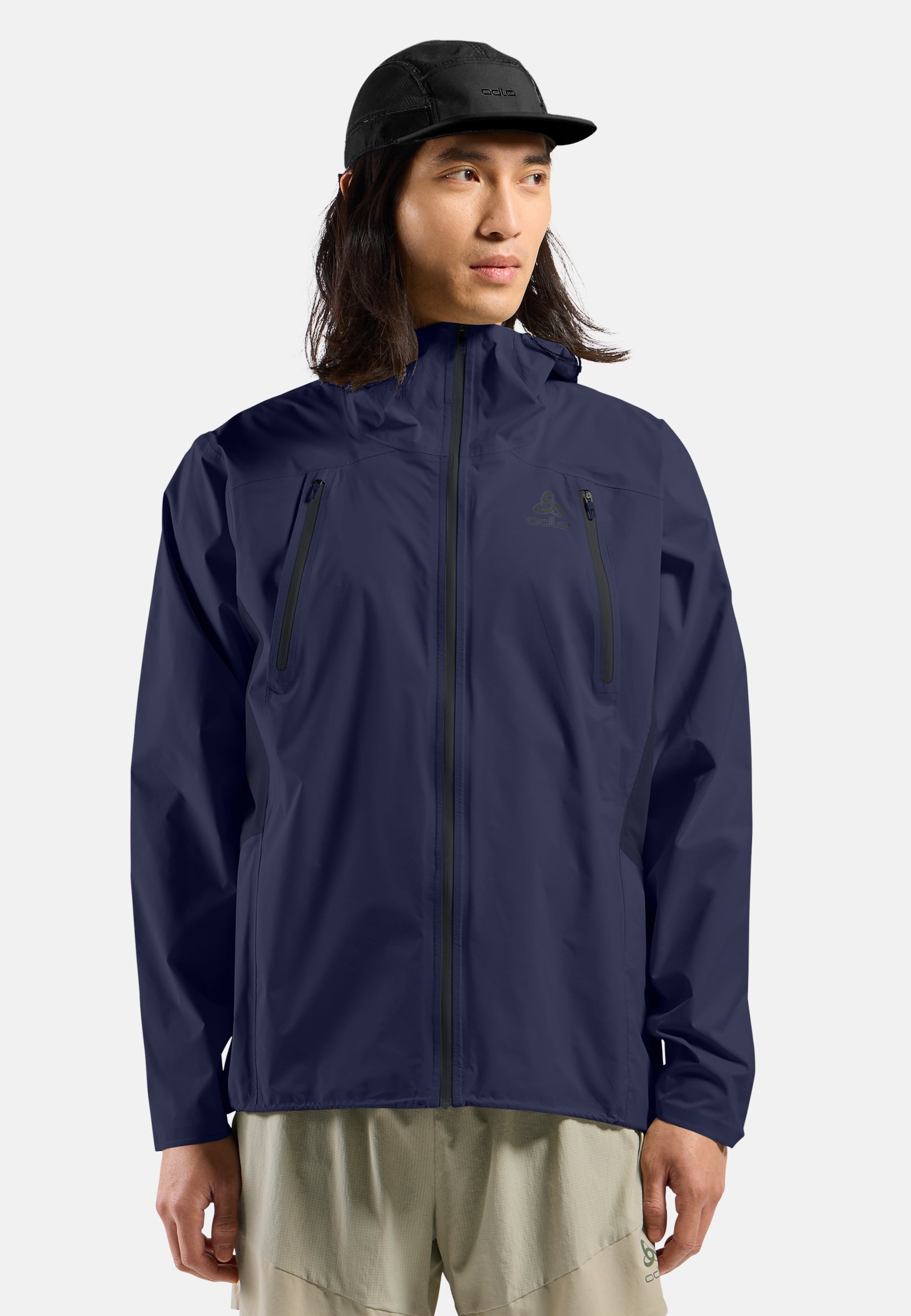 Odlo Wasserdichte X-Alp Pro 2.5L Jacke für Herren, L, blau