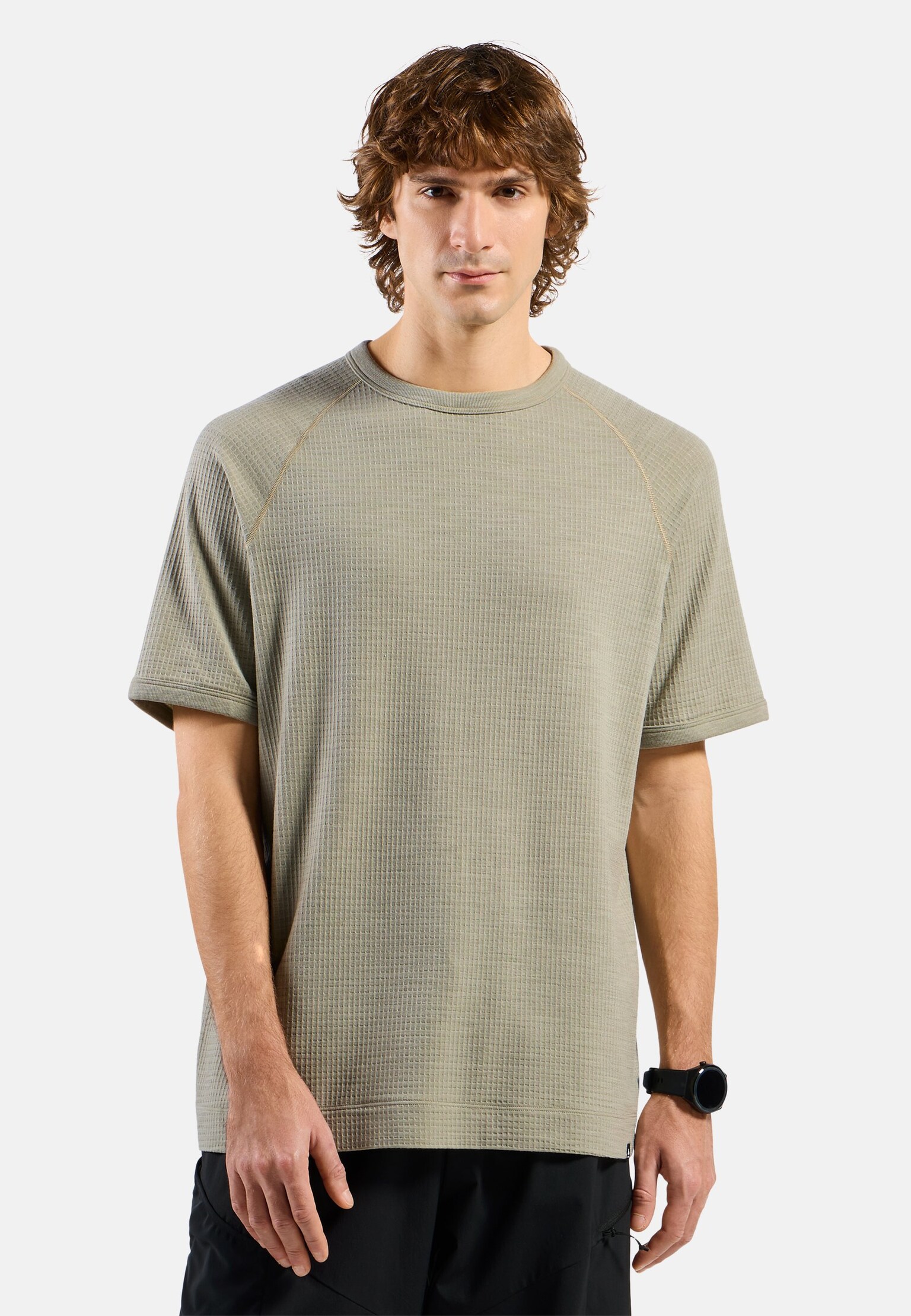 The Ascent merino blend waffle short-sleeve t-shirt
